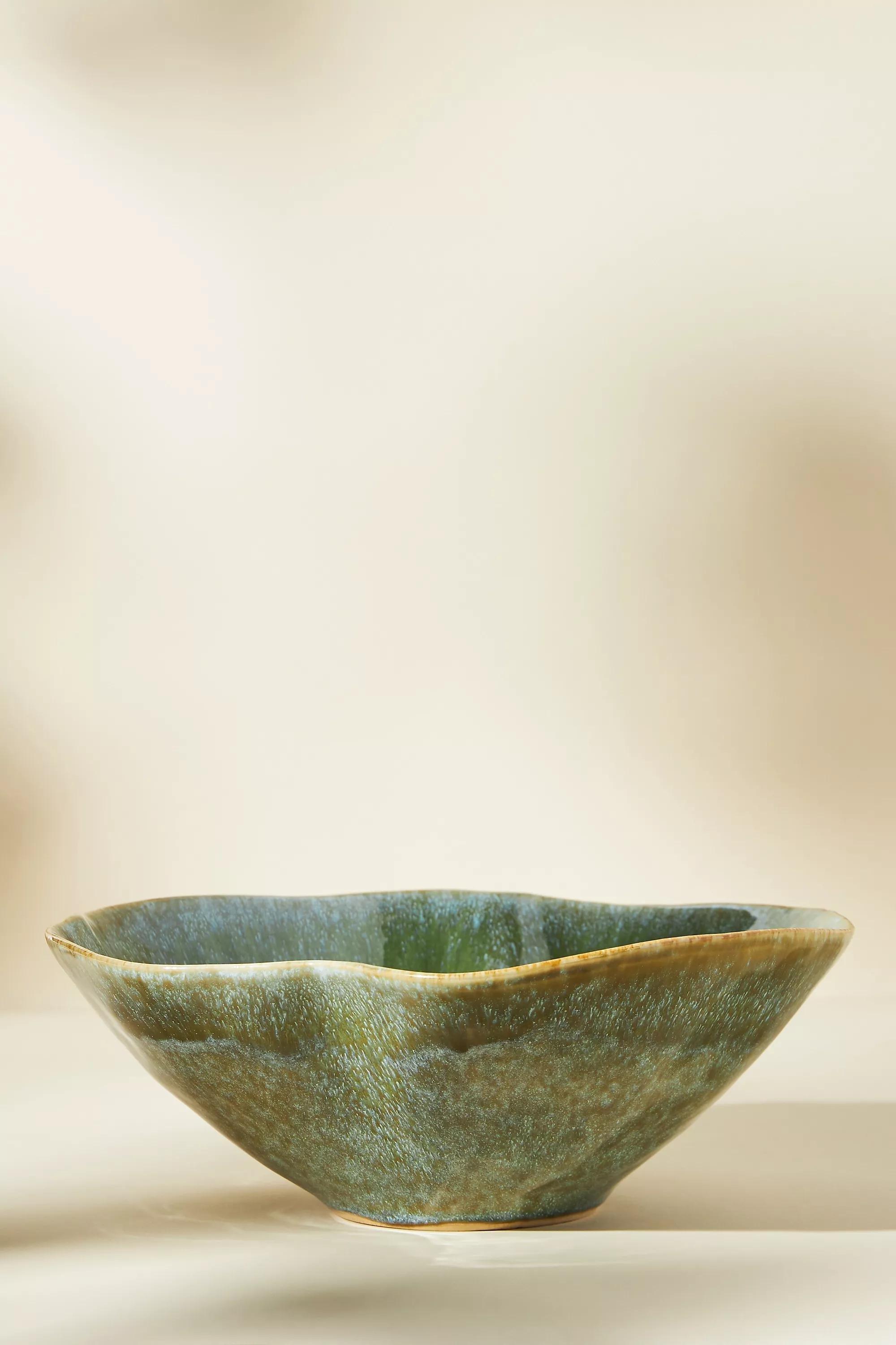 Camilla Serving Bowl, Green, A501_0038, large image number 0