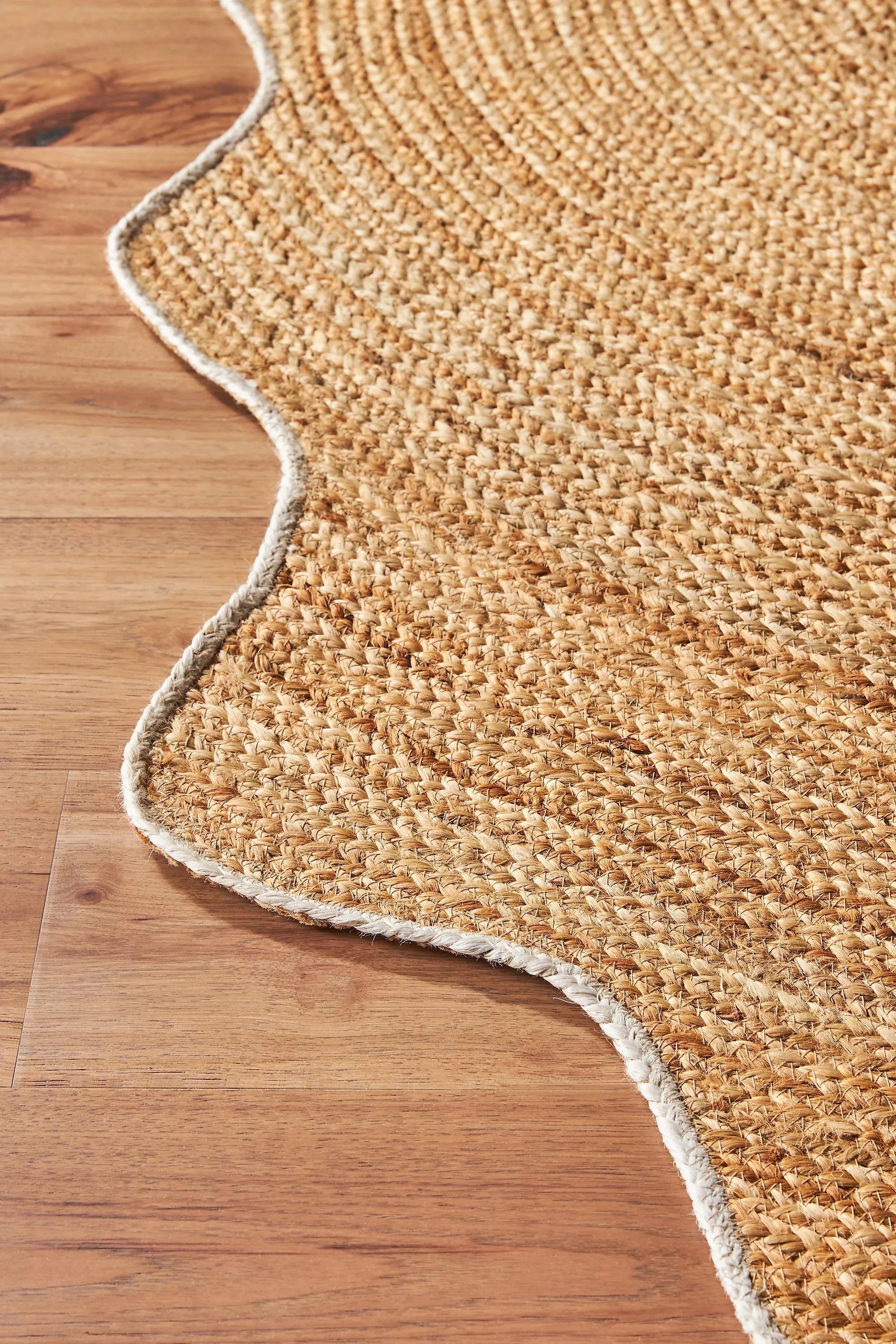Scalloped Jute Hartley Rug, Beige, A501_0014, large image number 2