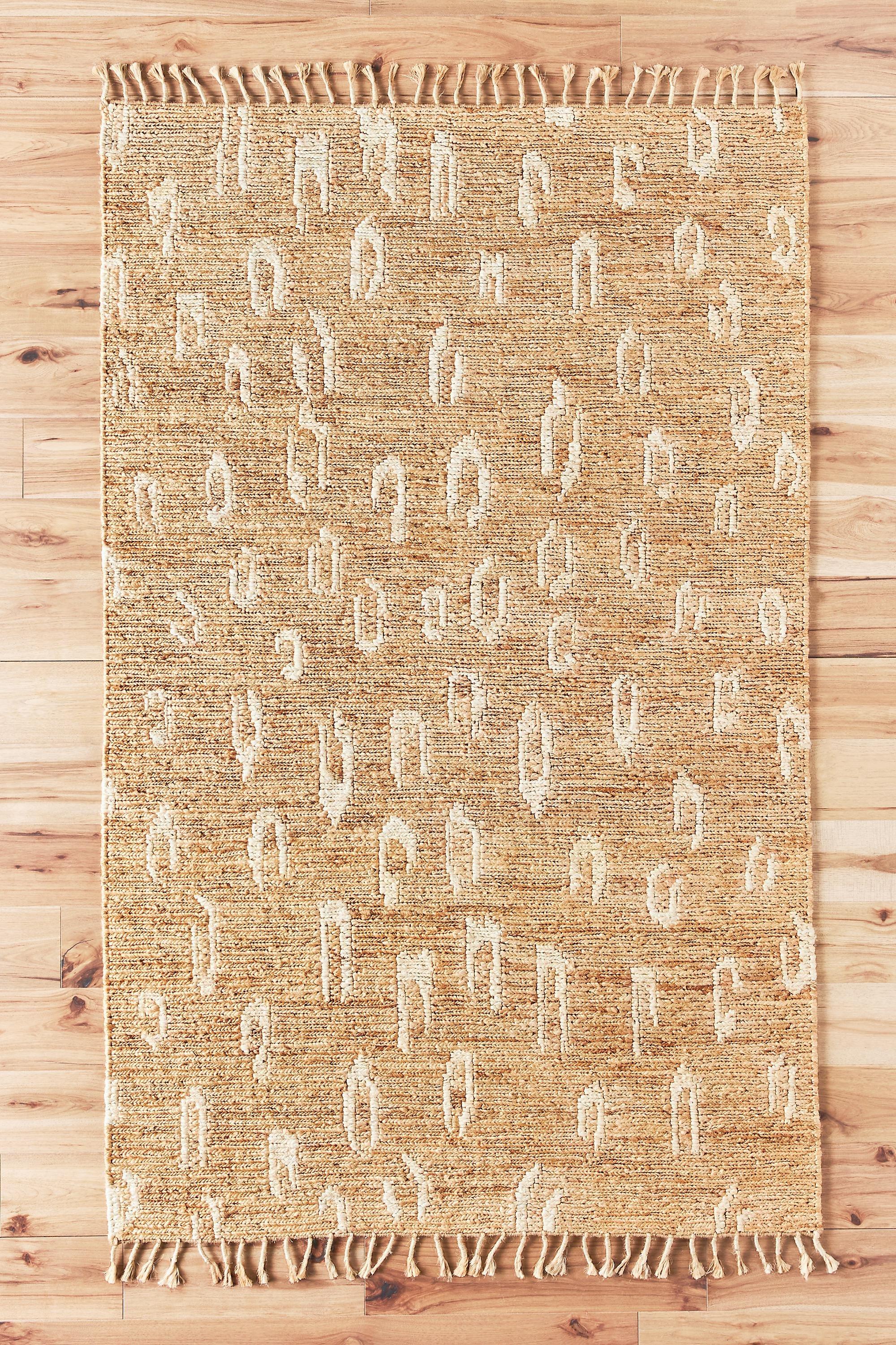 Flatwoven Namir Jute Rug, Beige, A501_0014, large image number 0