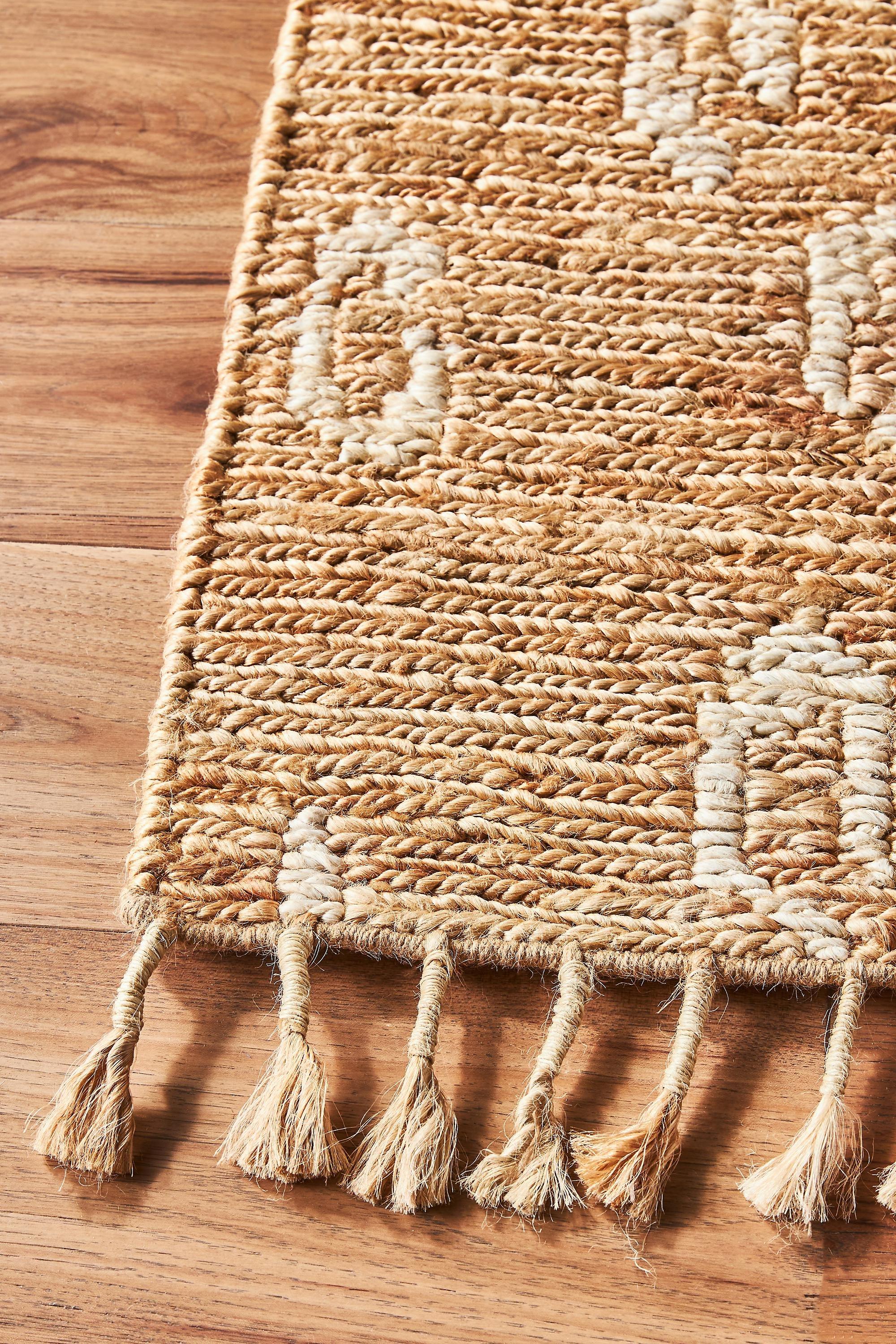 Flatwoven Namir Jute Rug, Beige, A501_0014, large image number 2