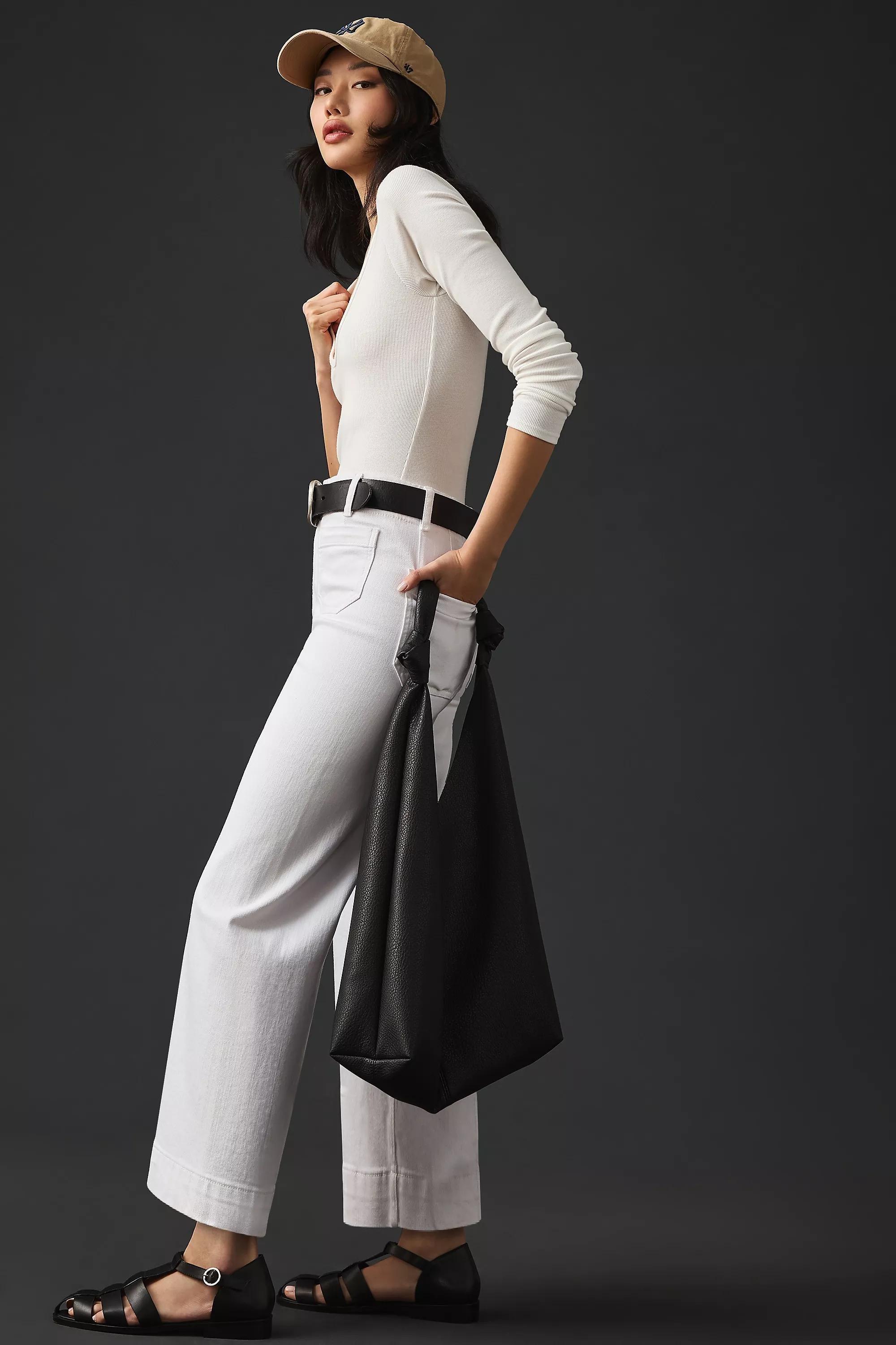 Maeve The Denim Colette Cropped Jeans, White, , large image number 3