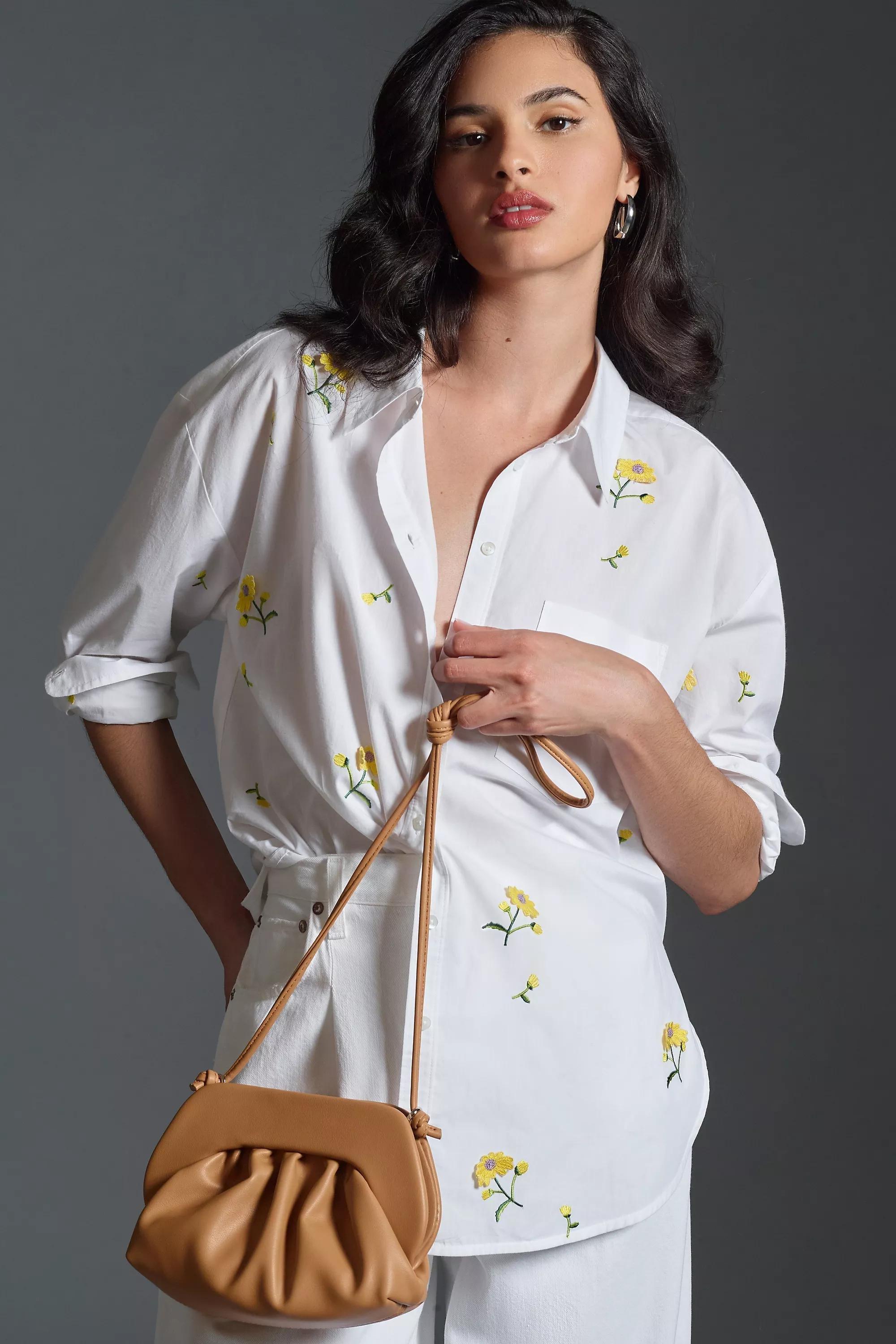YL The Bennet Buttondown Shirt by Maeve: Embroidered Edition, , large image number 0