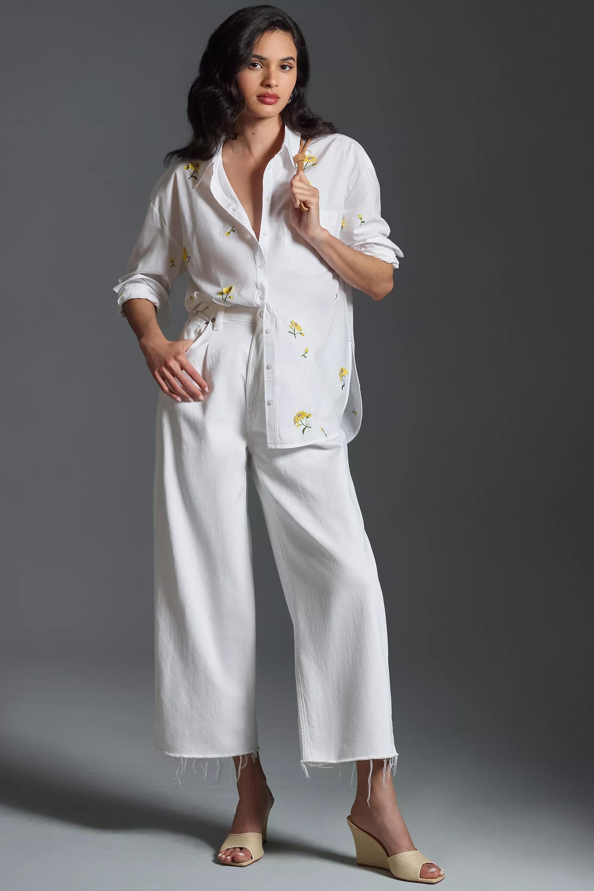 YL The Bennet Buttondown Shirt by Maeve: Embroidered Edition, , large image number 3