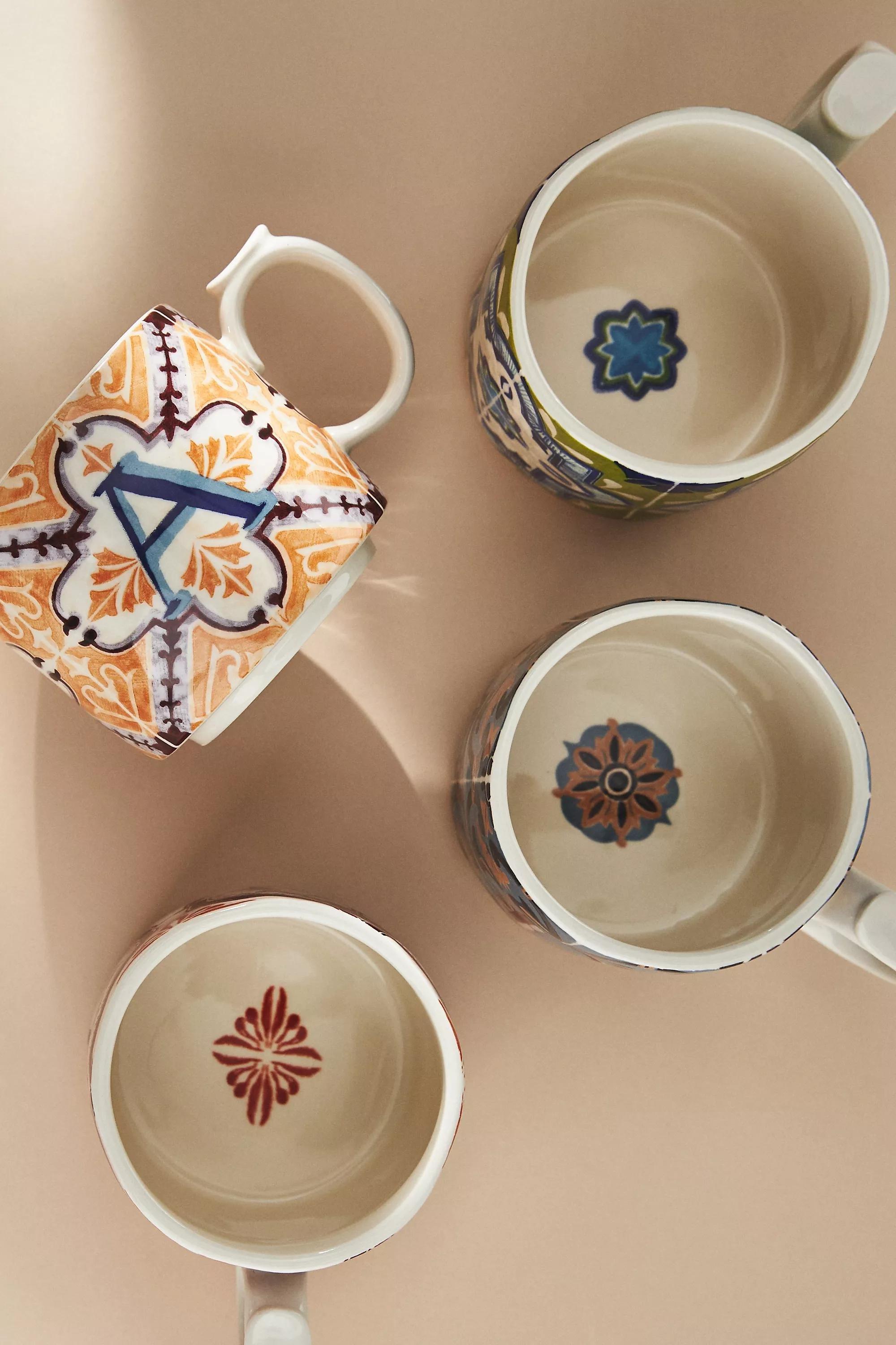 Mezze Monogram Mug, I, A501_0909, large image number 1