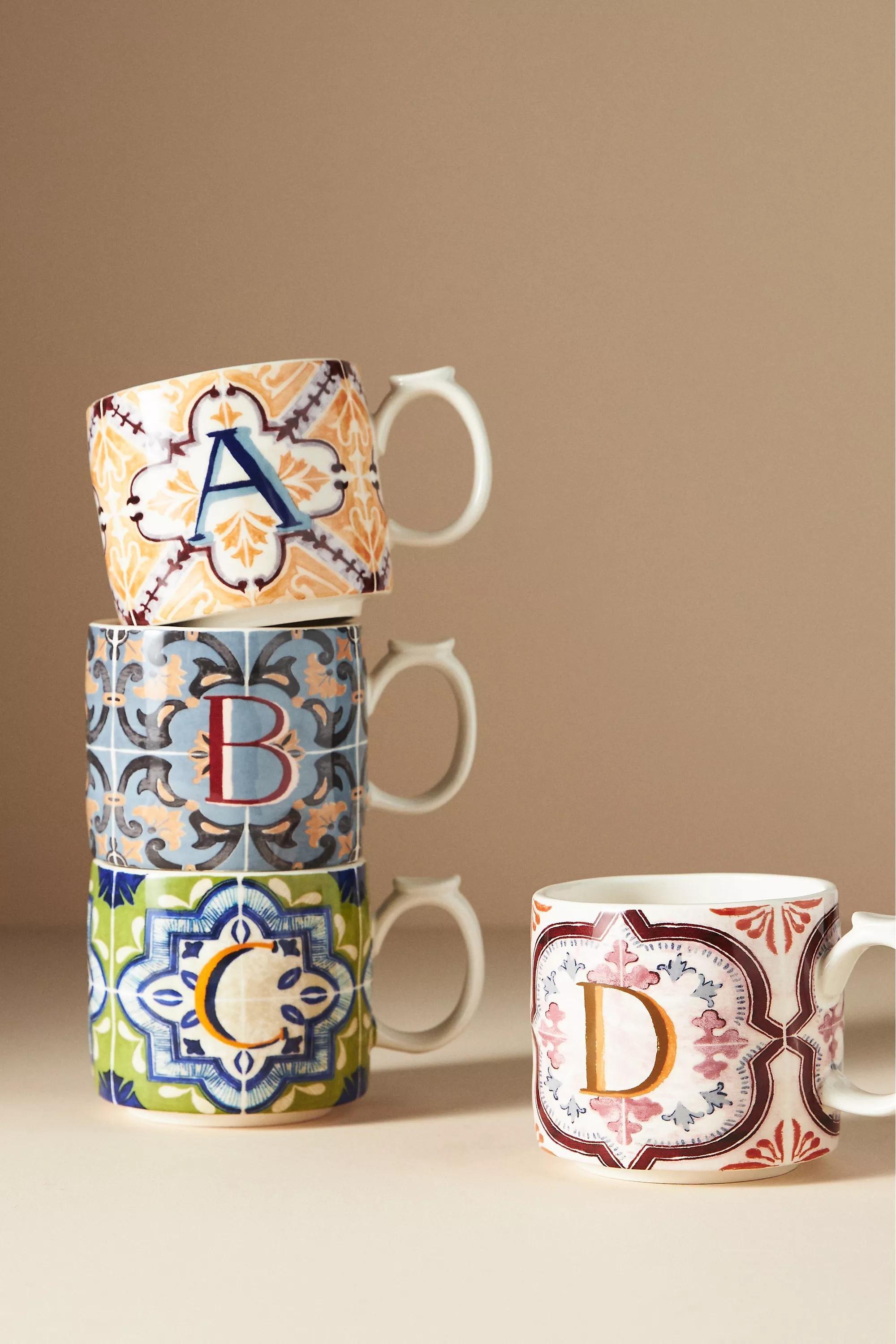 Mezze Monogram Mug, I, A501_0909, large image number 2