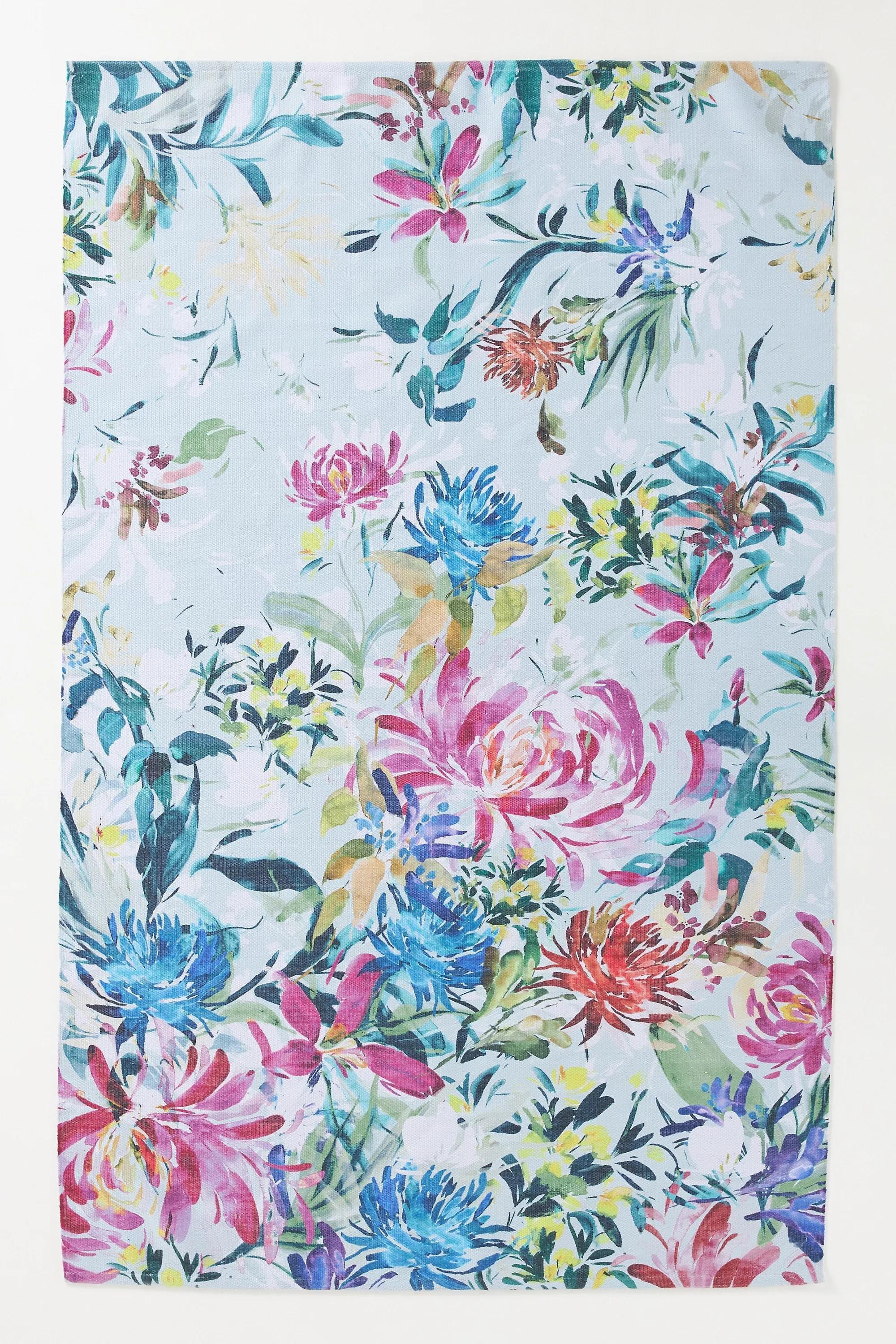 Handwoven Inez Indoor/Outdoor Rug, Blue, , large image number 0