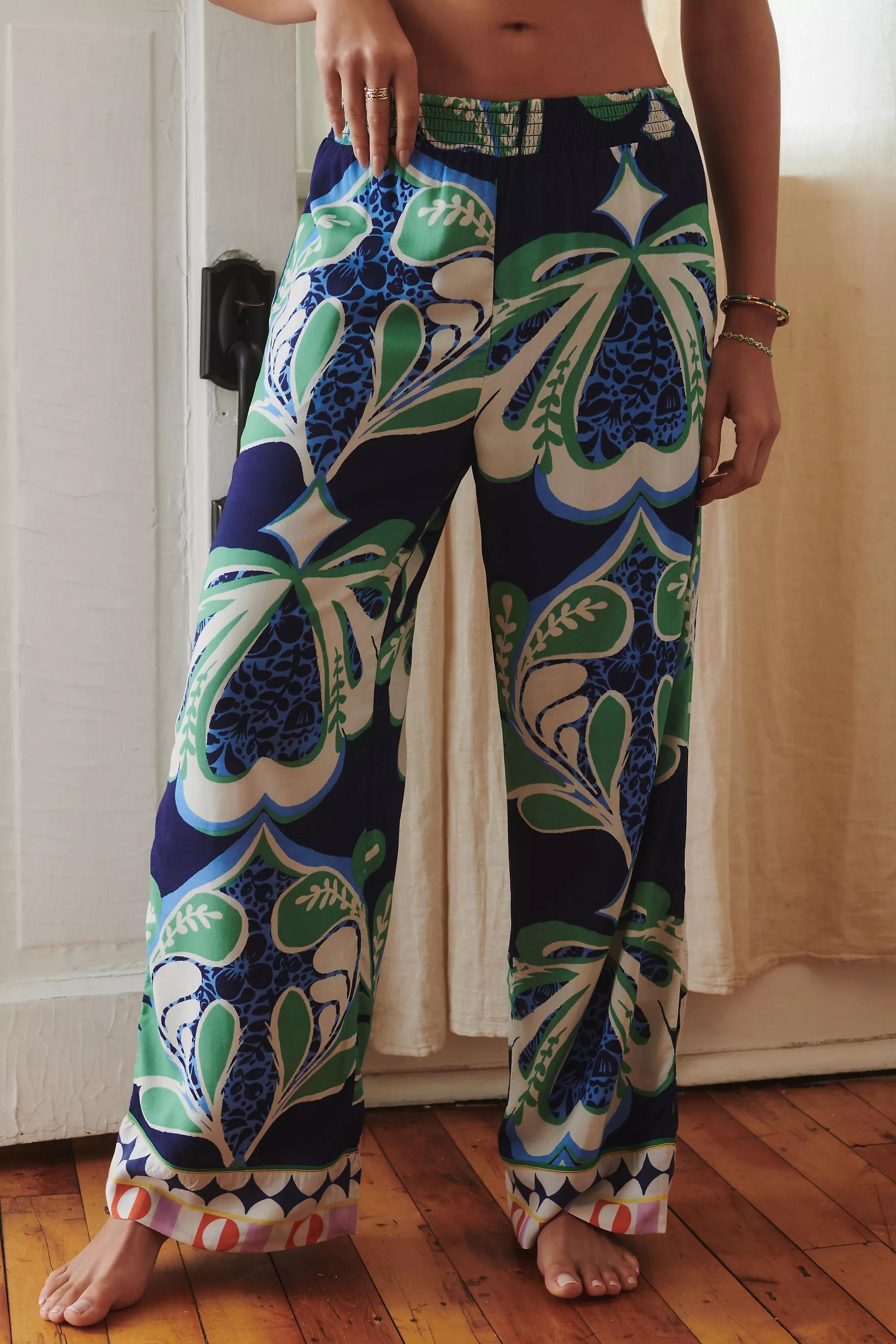 True Sleep Moxy Pyjama Trousers, Blue, , large image number 2