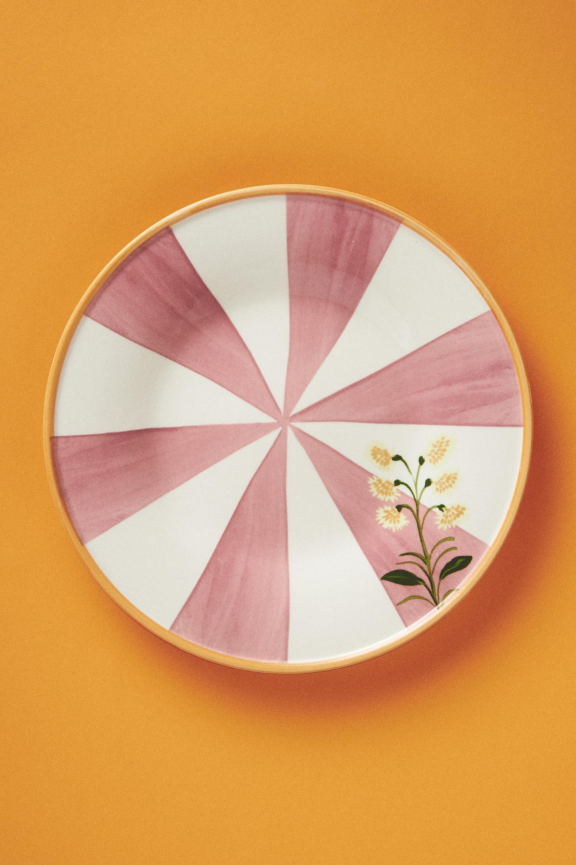 Pernille Rosenkilde Dessert Plate, Pink, A501_0066, large image number 2