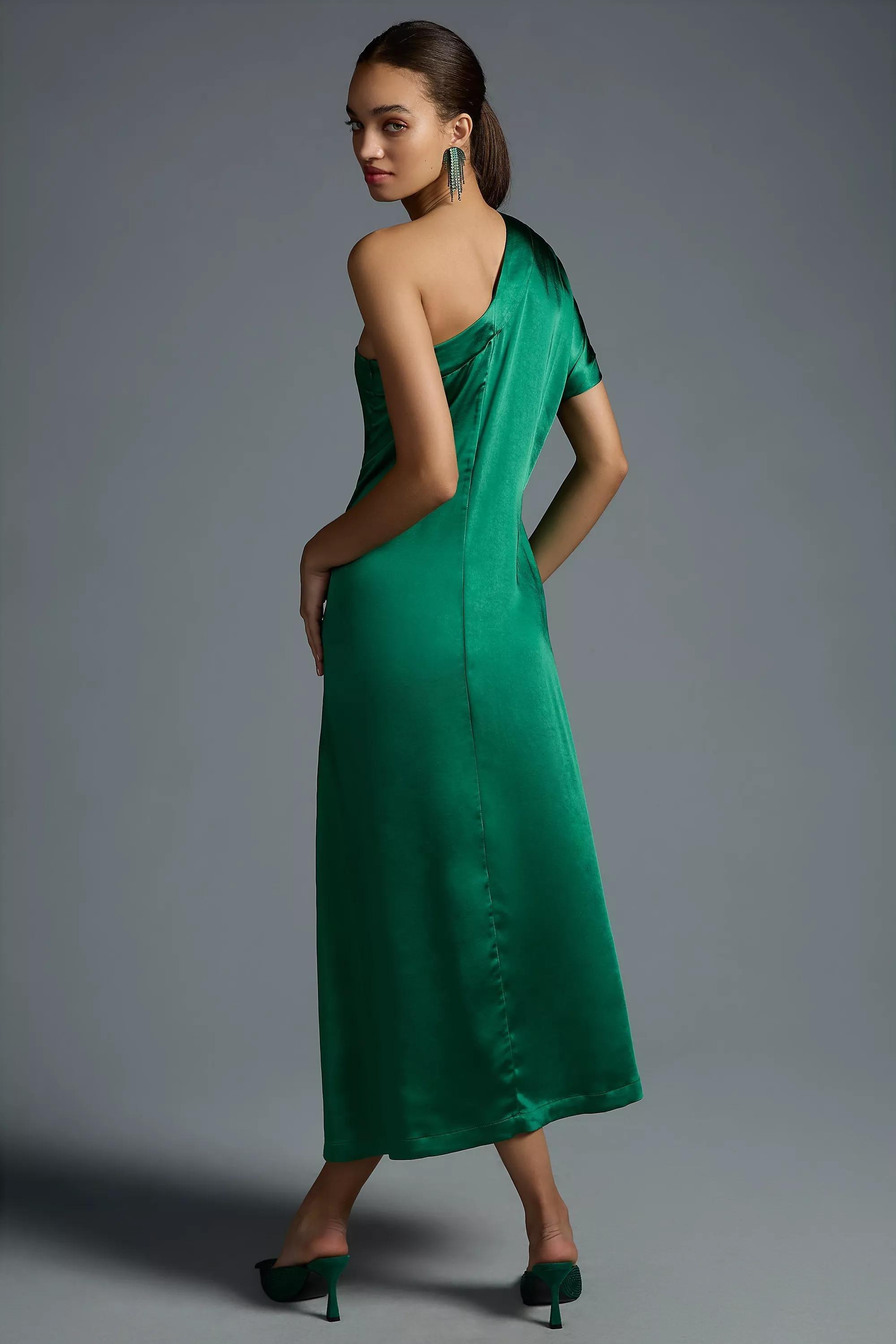 Porridge One-Shoulder Dress, Holly, , large image number 3