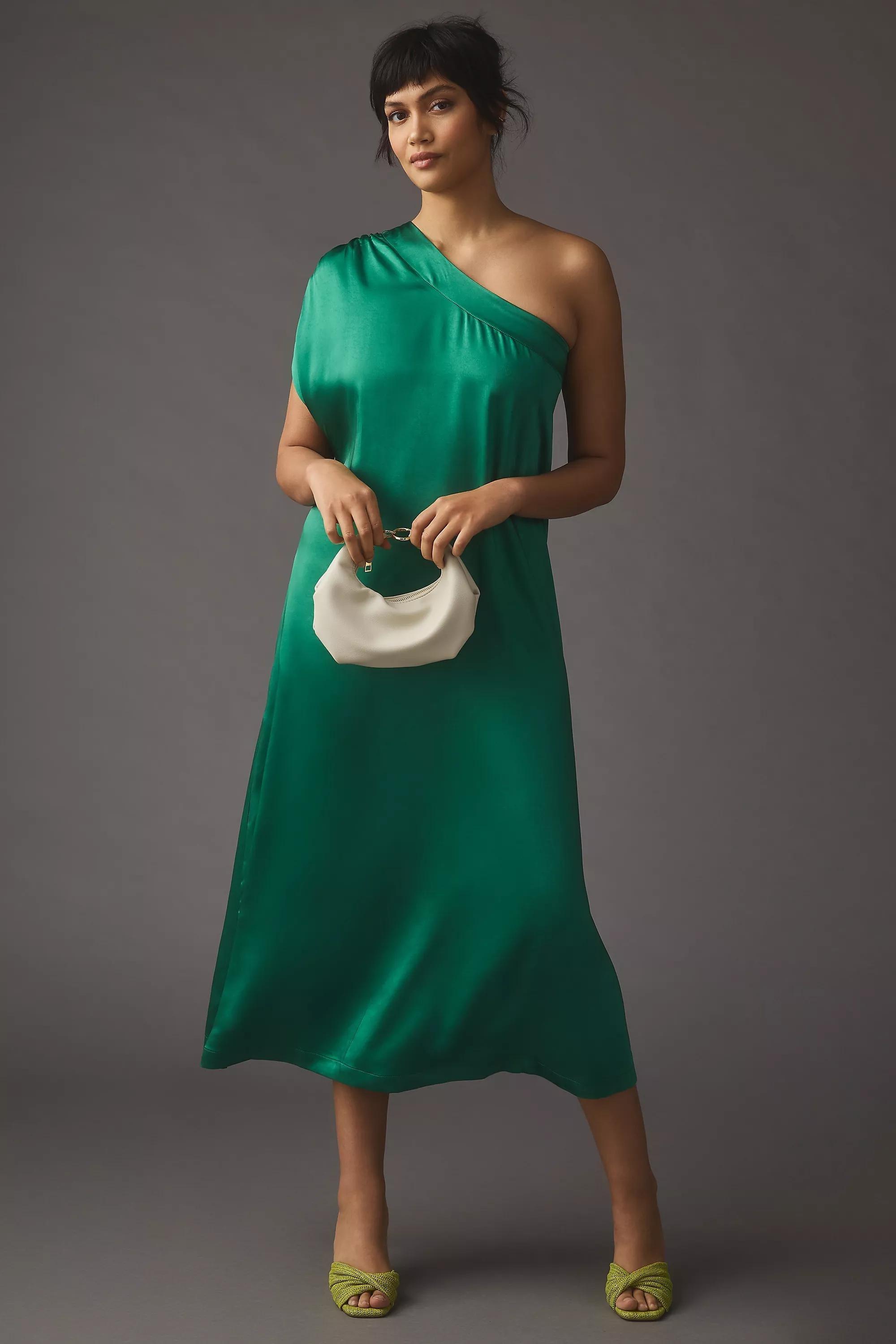 Porridge One-Shoulder Dress, Holly, , large image number 5