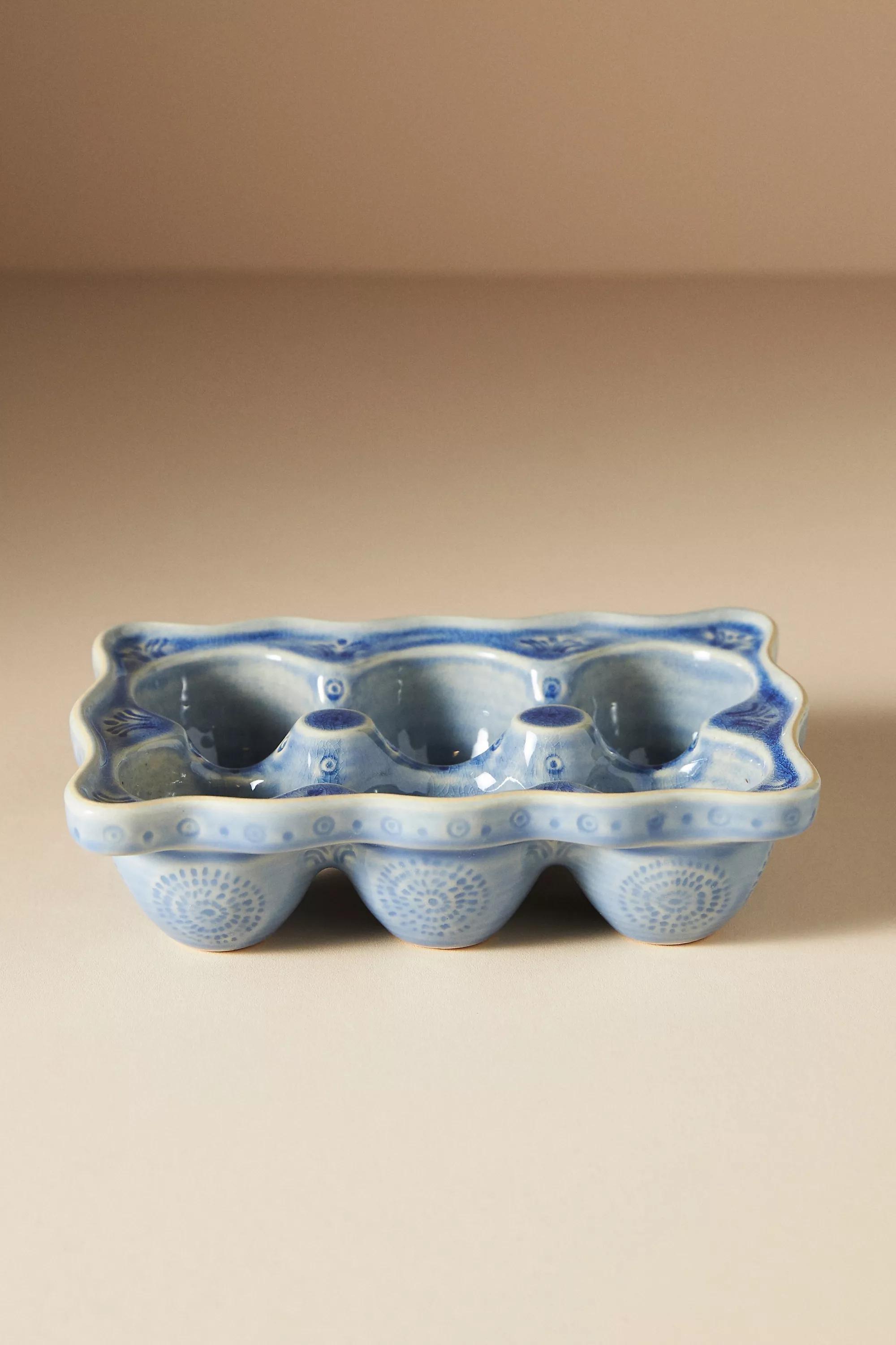 Blue Old Havana Egg Crate, Wedgewood, , large image number 6