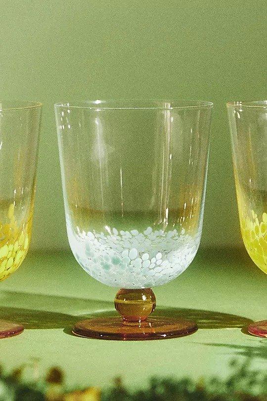 Pernille Rosenkilde Confetti Wine Glass, Multicolour, A501_0049, large image number 0