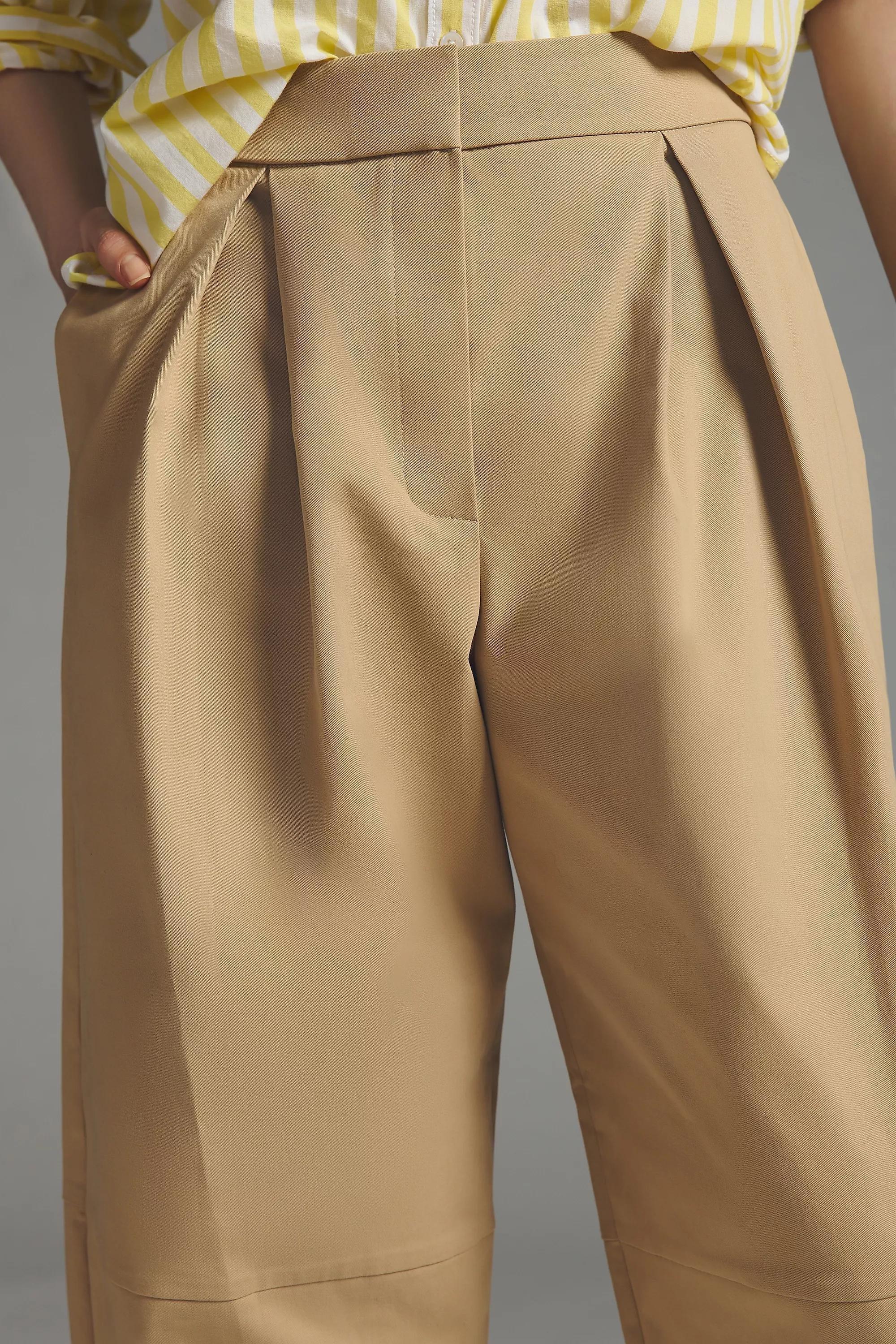Exquise Utility Barrel Pants, Beige, , large image number 3