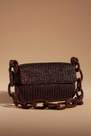 Anthropologie - The Fiona Beaded Bag: Chain Edition, Brown