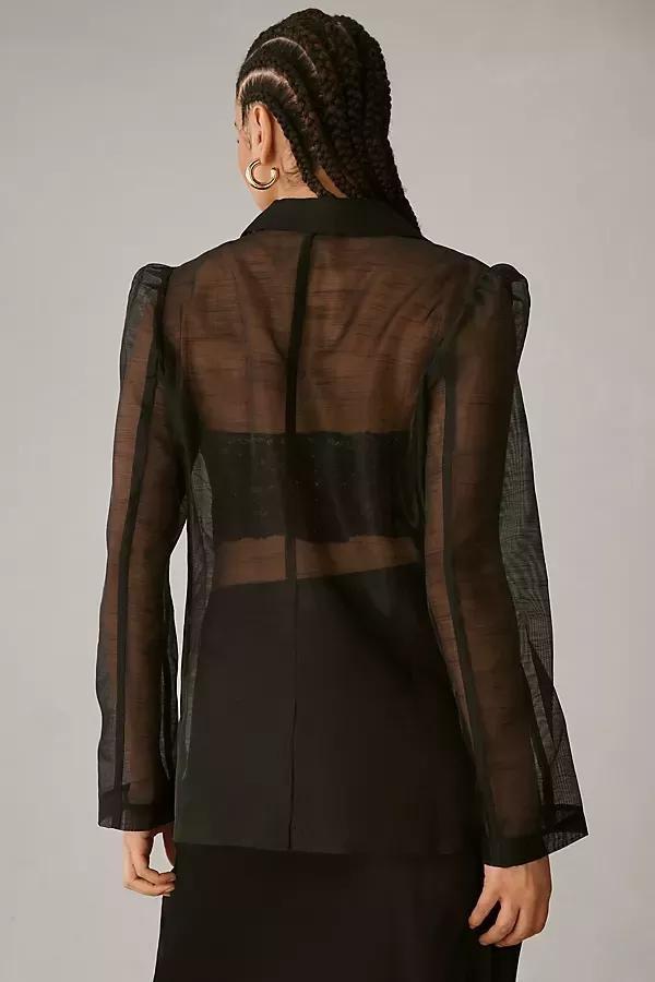 Dolan Sheer Blazer, Black, , large image number 3