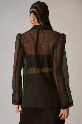 Dolan Sheer Blazer, Black, , large image number 4