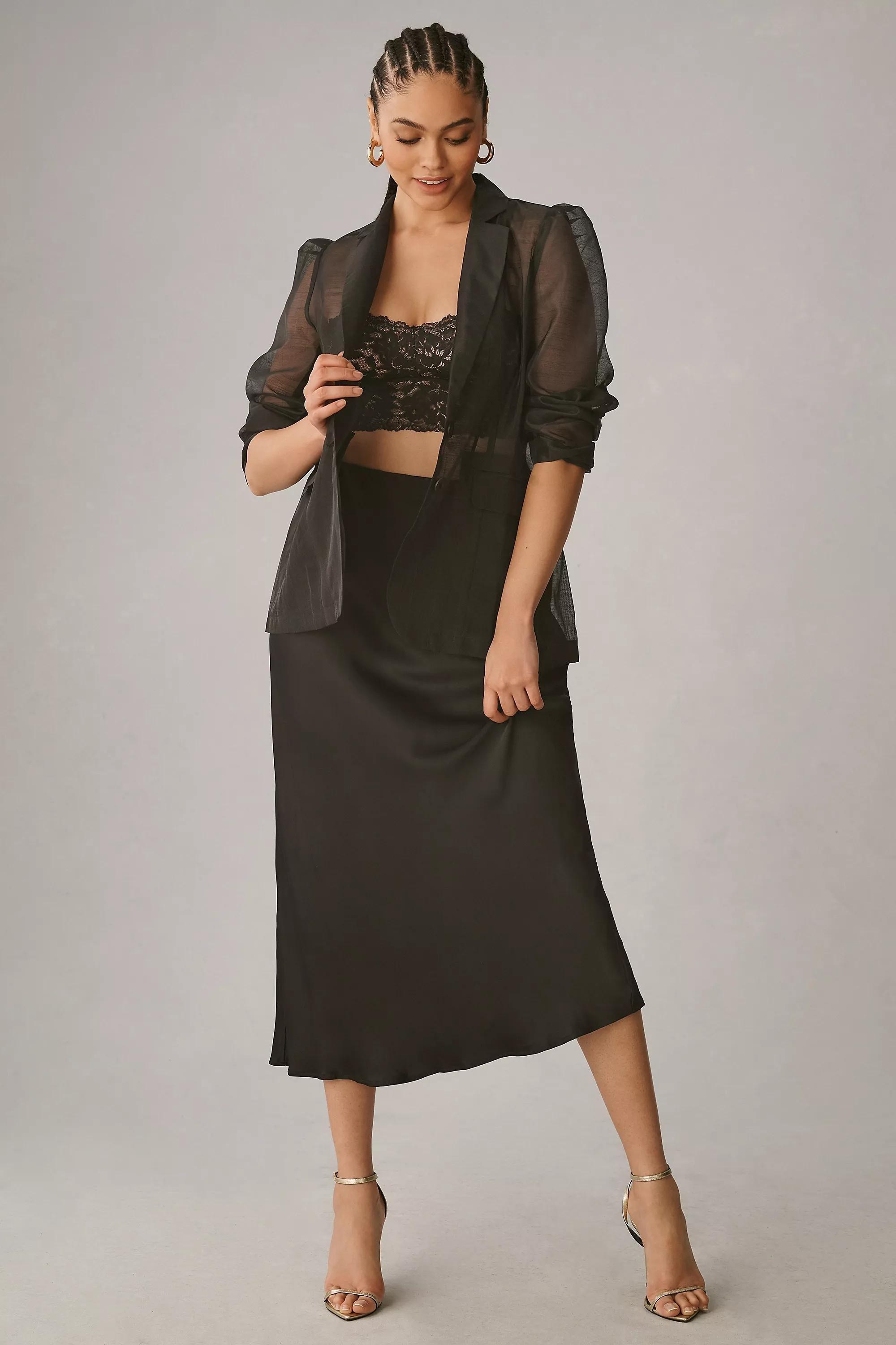 Dolan Sheer Blazer, Black, , large image number 7