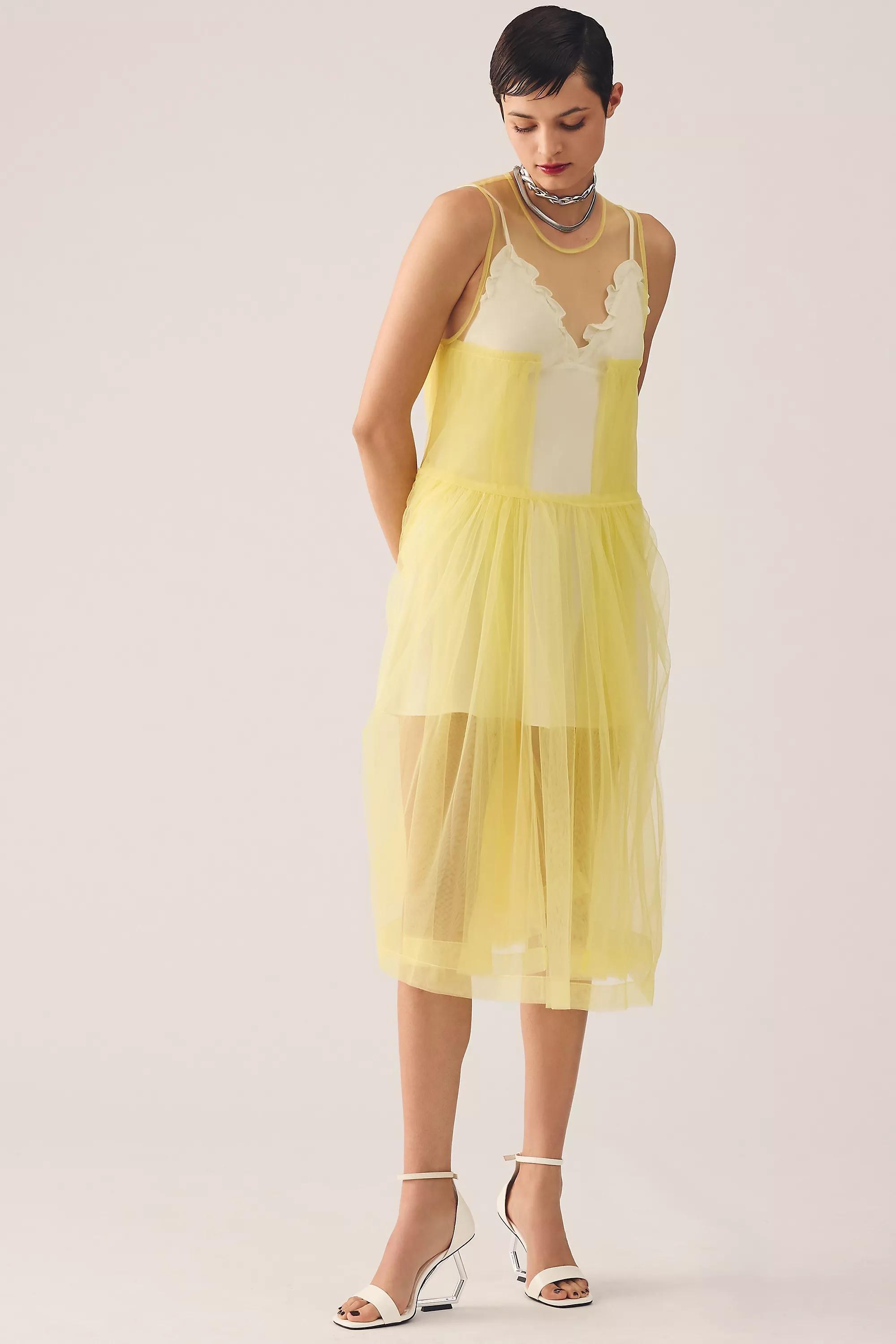 By Anthropologie Sheer Tulle Dress