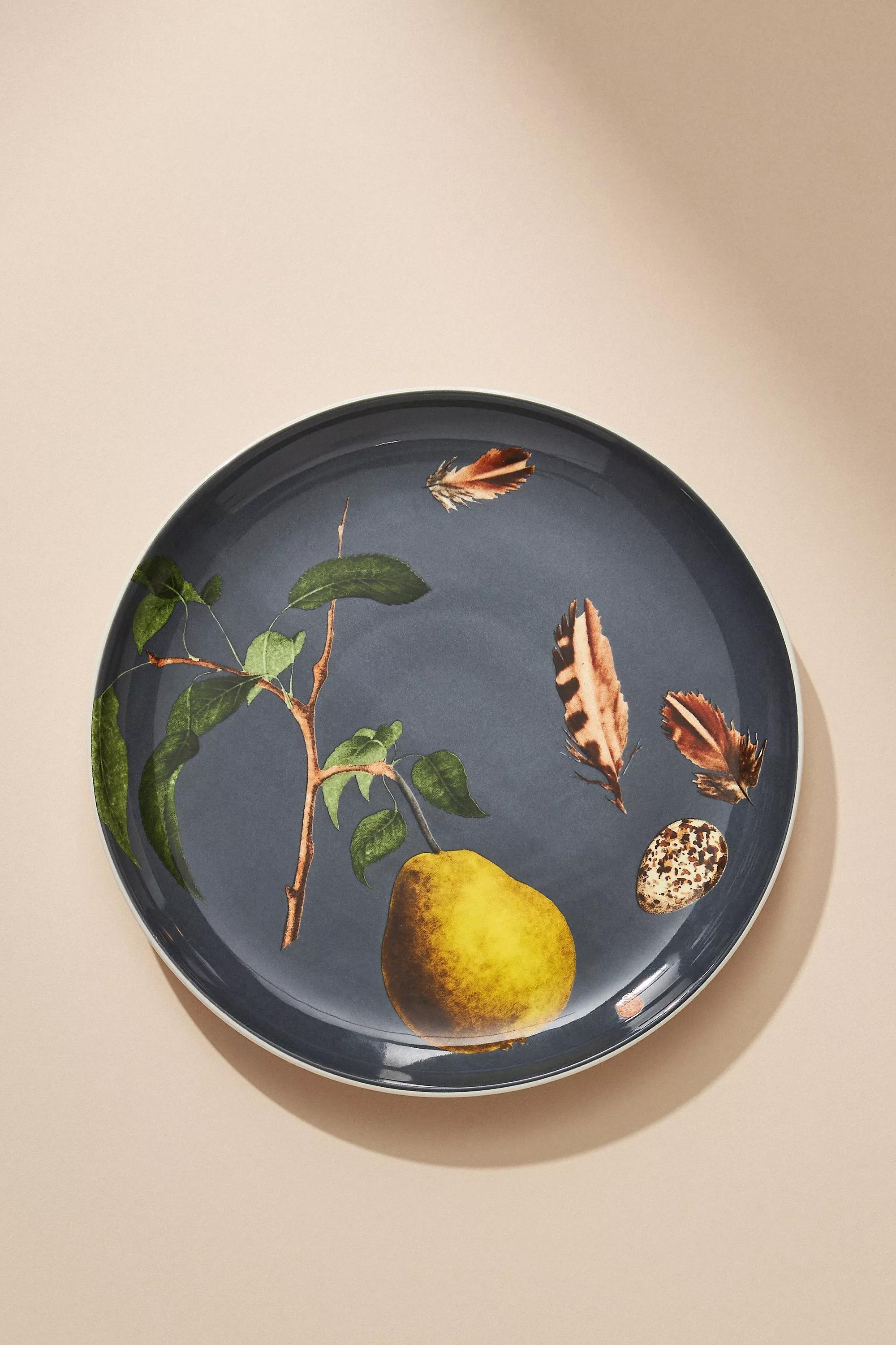 Nature Studies Dessert Plate, Multicolour, A501_0049, large image number 0