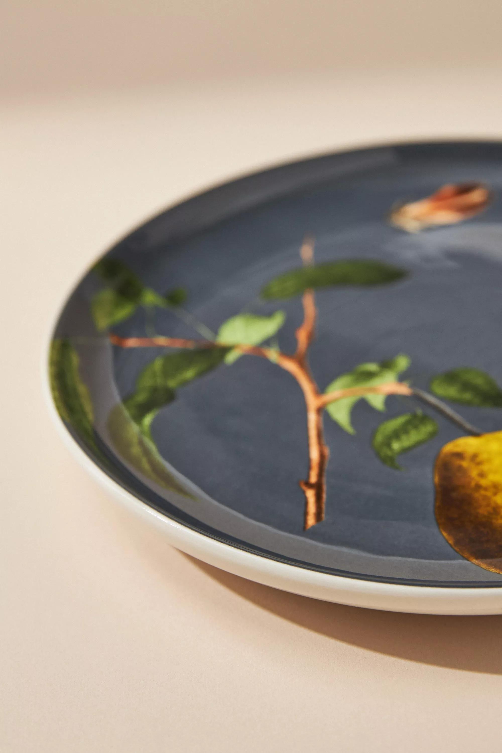 Nature Studies Dessert Plate, Multicolour, A501_0049, large image number 4