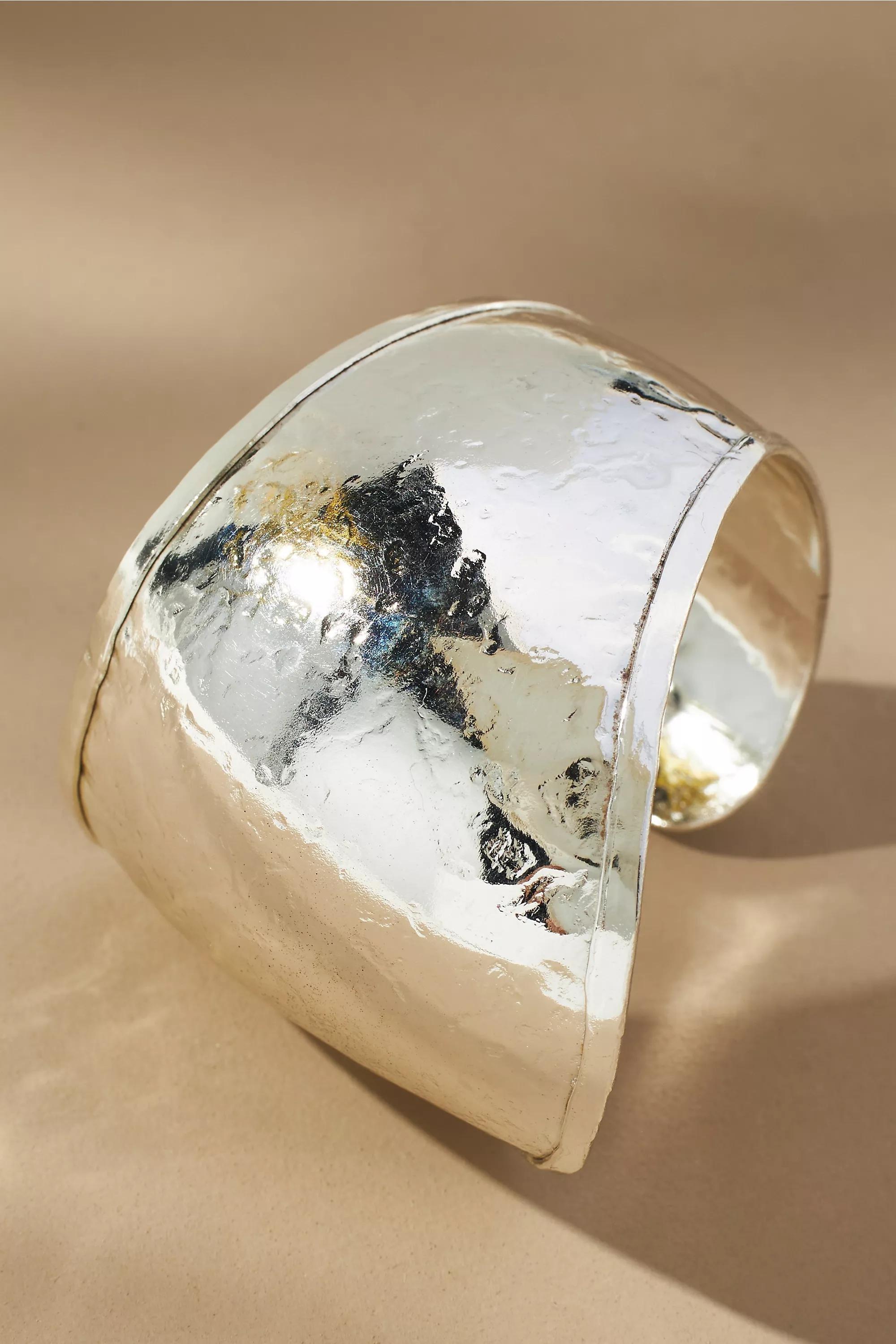 Gladiator Cuff Bracelet, Silver, A501_0007, large image number 0