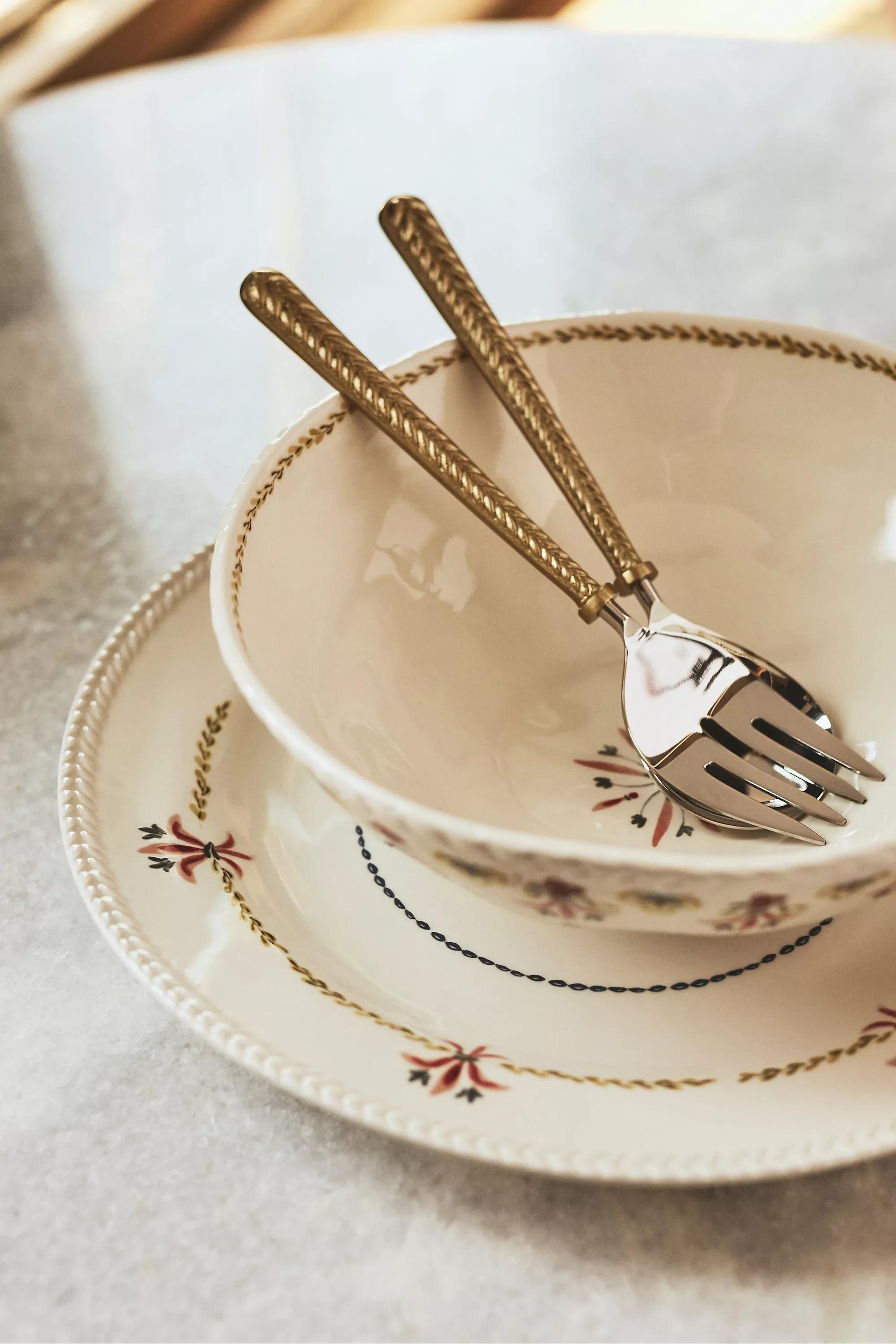 NEUTR MOT Mimi Thorisson for Anthropologie Italian Hours Ceramic Serving Bowl, , large image number 1