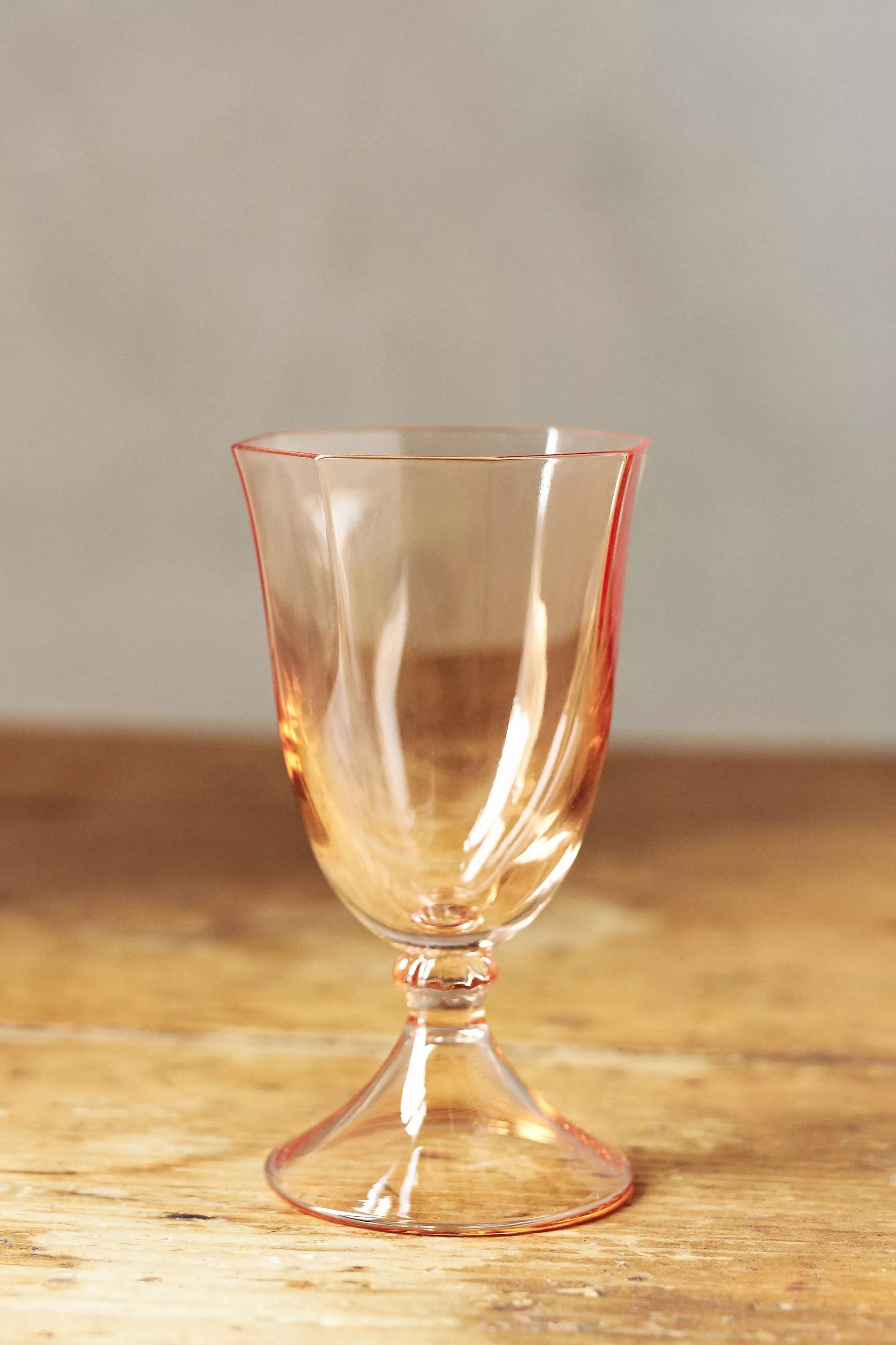 Mimi Wine Glass Mink, Peach, A501_0067, large image number 0