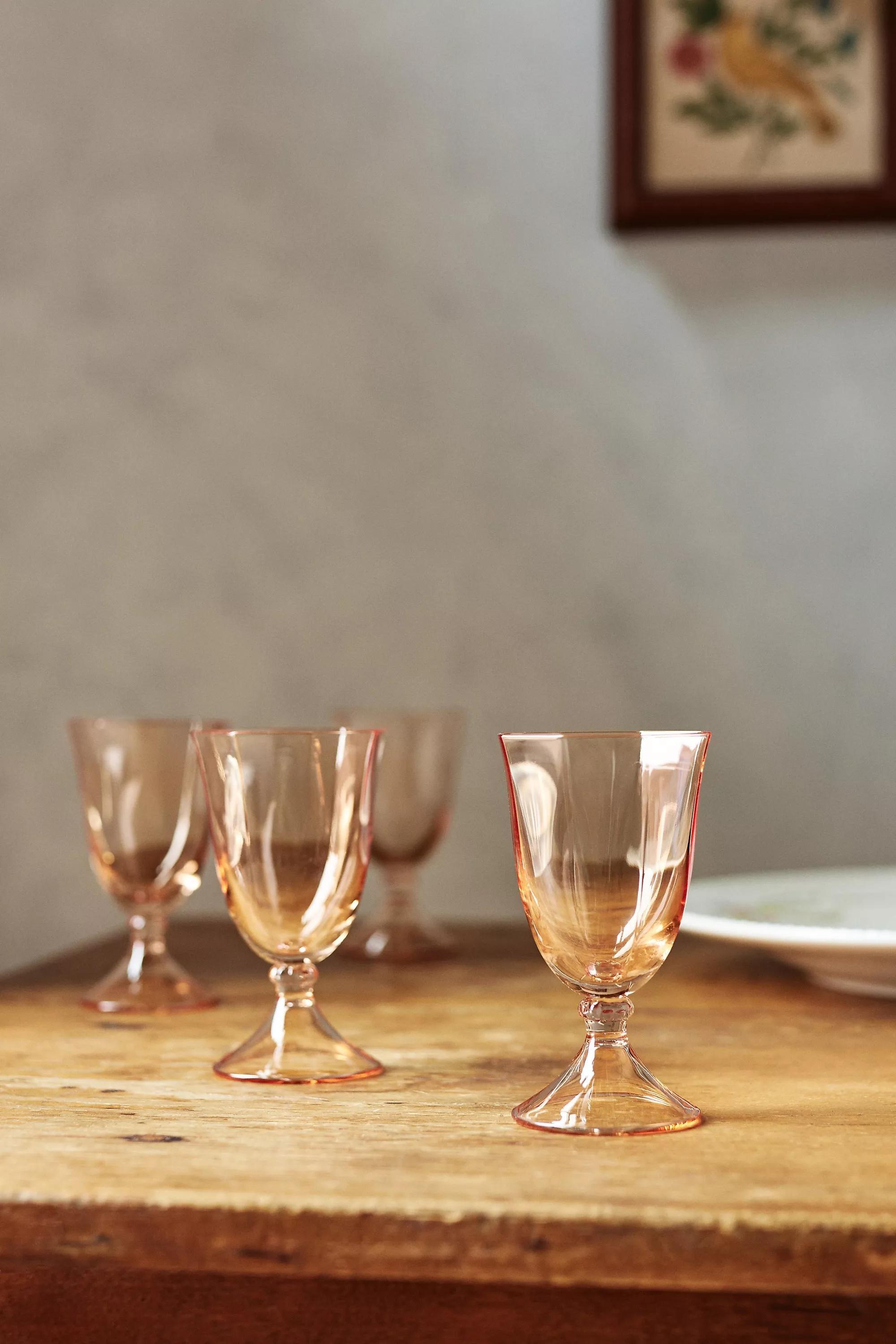 Mimi Wine Glass Mink, Peach, A501_0067, large image number 1
