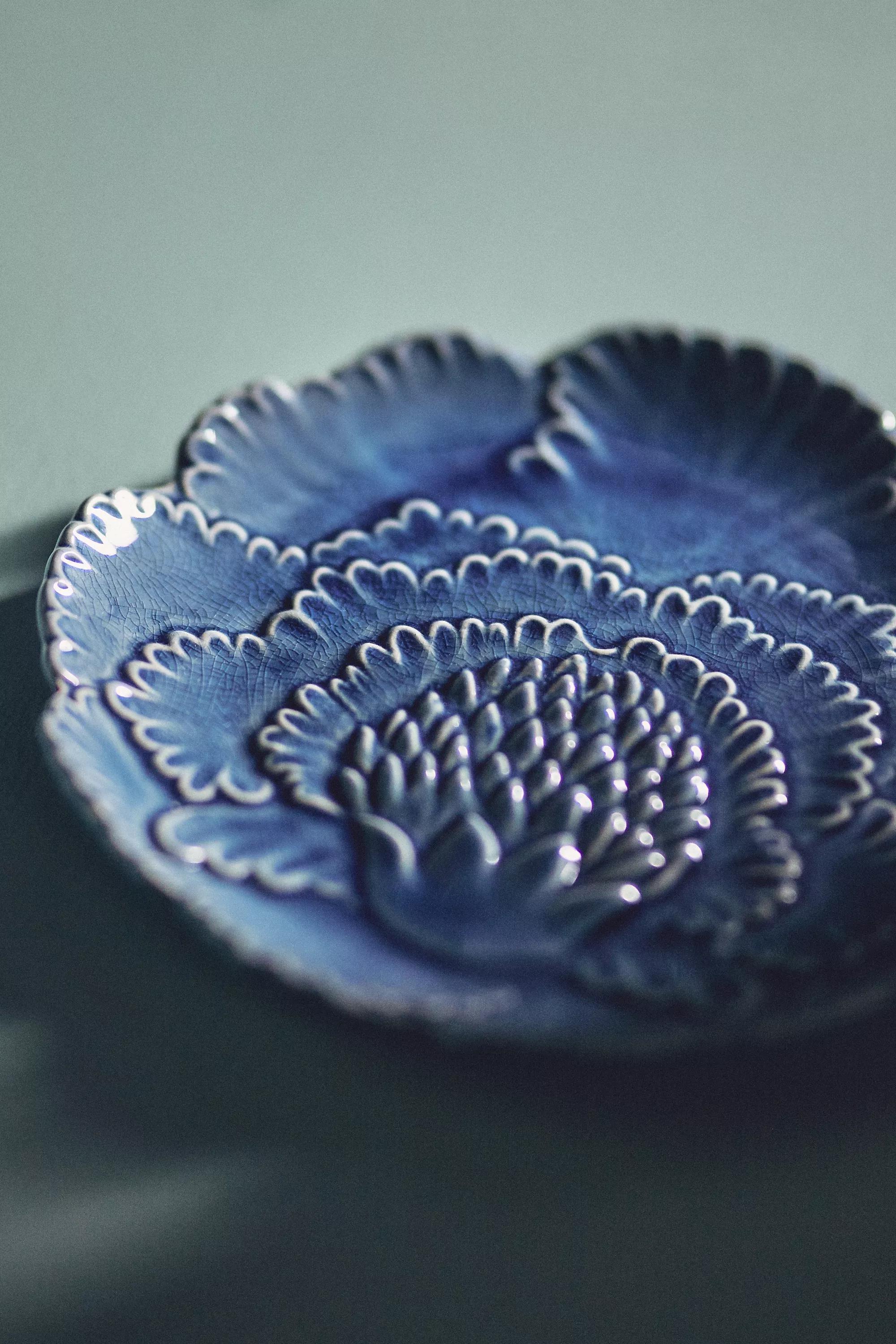 House Of Hackney Canape Plate, Blue, A501_0042, large image number 2