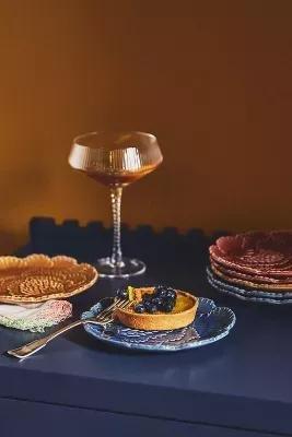 House Of Hackney Canape Plate, Blue, A501_0042, large image number 5