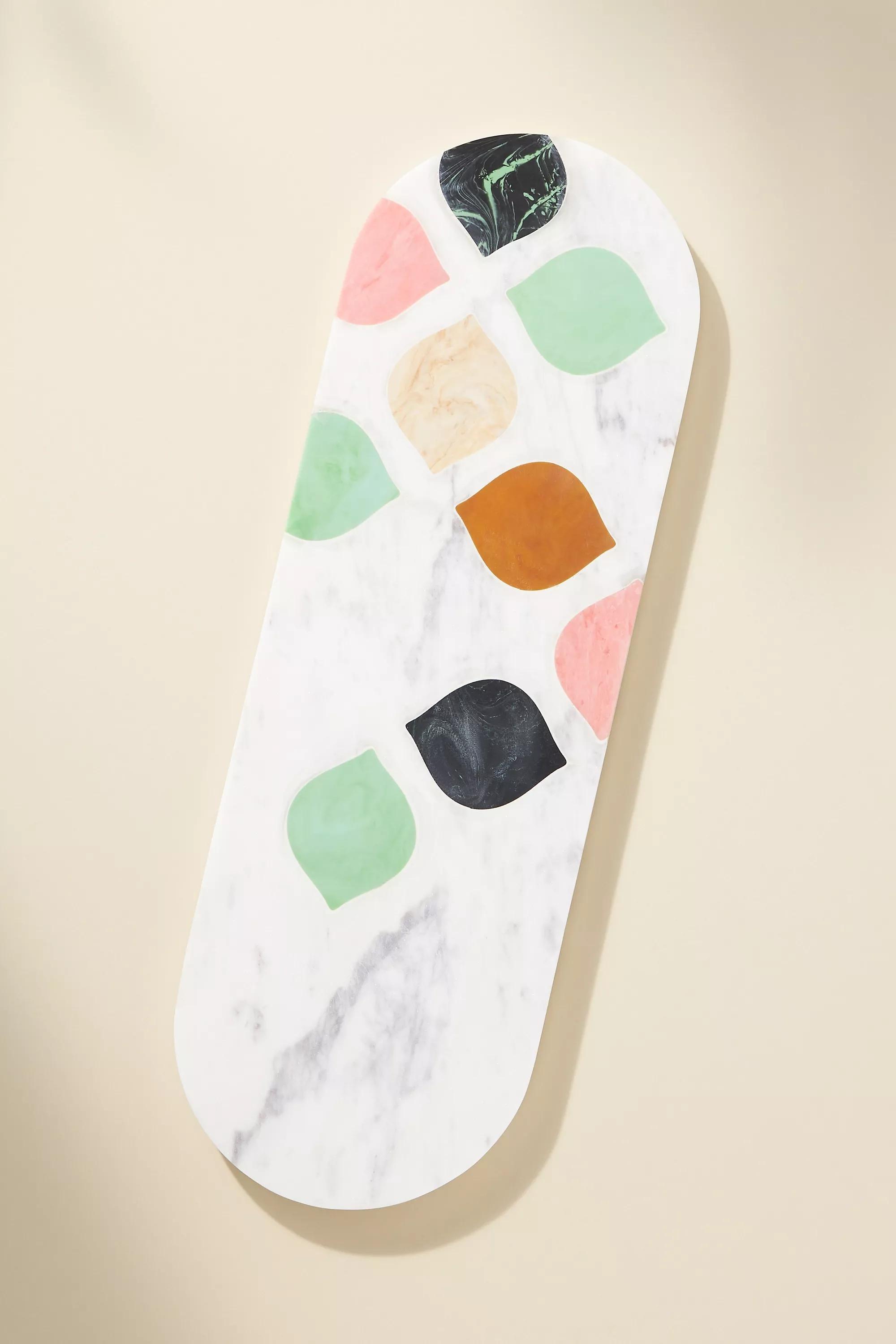 Anthropologie - Peyton Marble Cheese Board, Beige