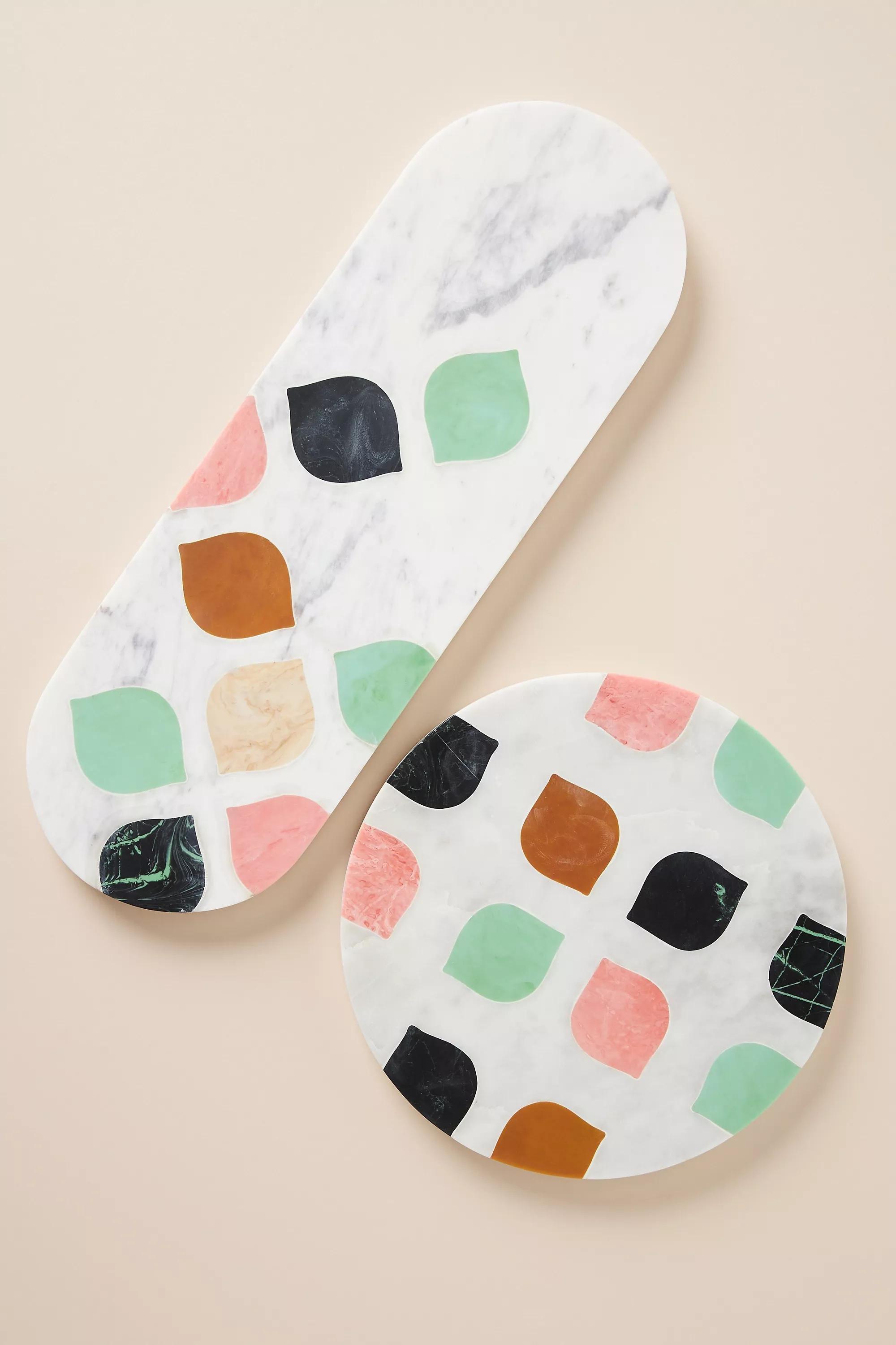 Peyton Marble Cheese Board, Beige, A501_0015, large image number 1