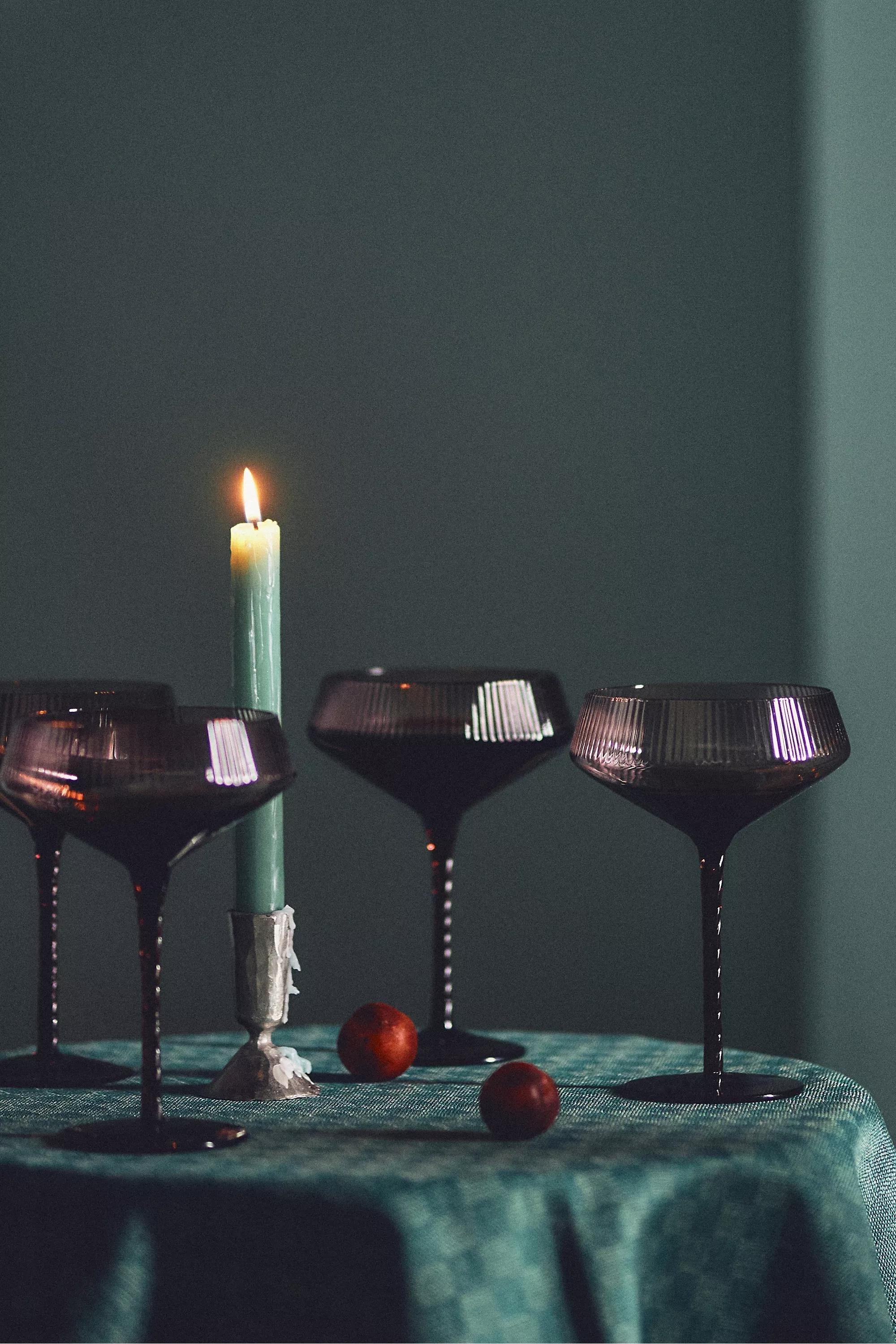 House Of Hackney For Anthropologie Champagne Coupe Glass, Purple, A501_0057, large image number 0