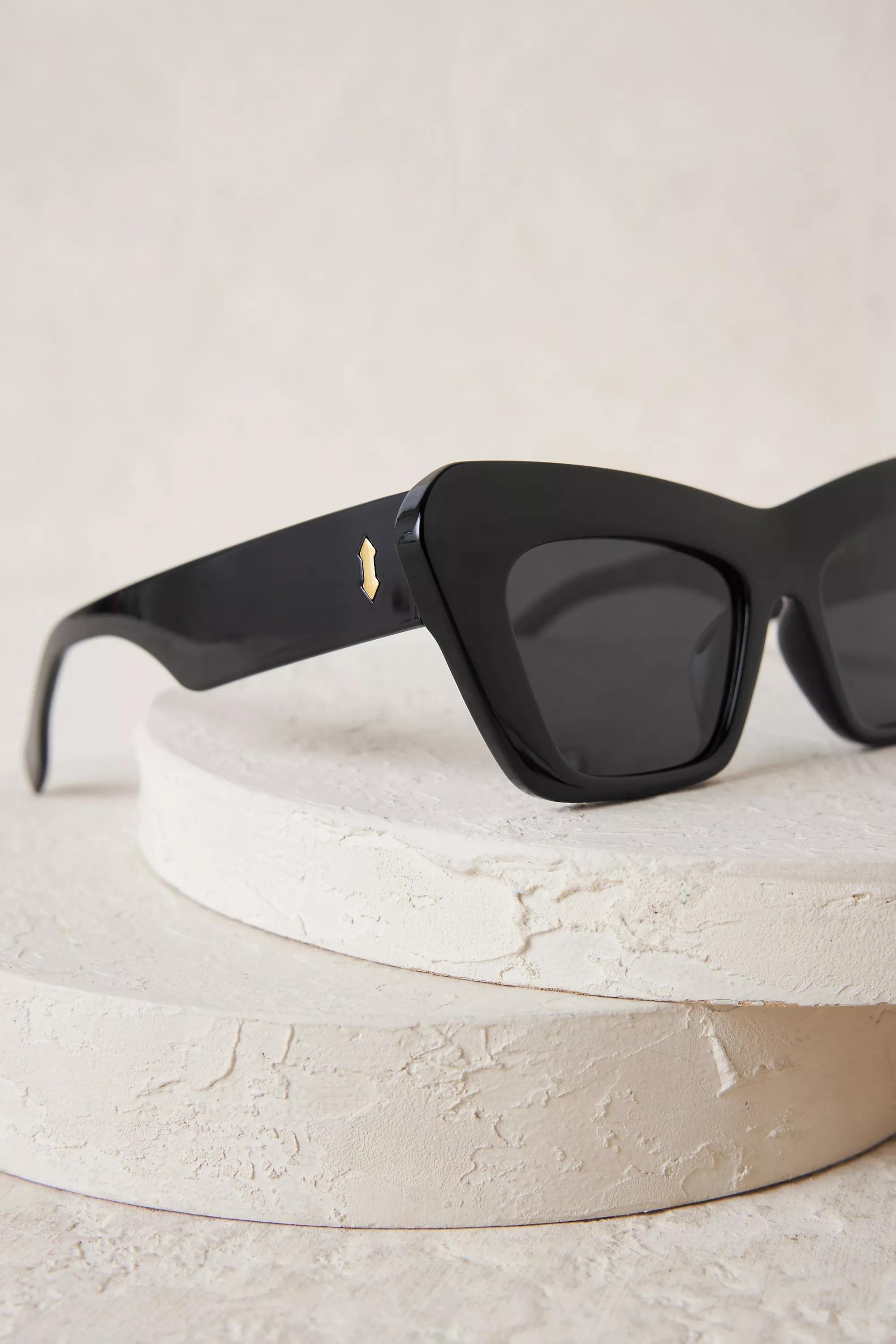 I-Sea Bella Square Cat Eye Sunglasses, Black, , large image number 3