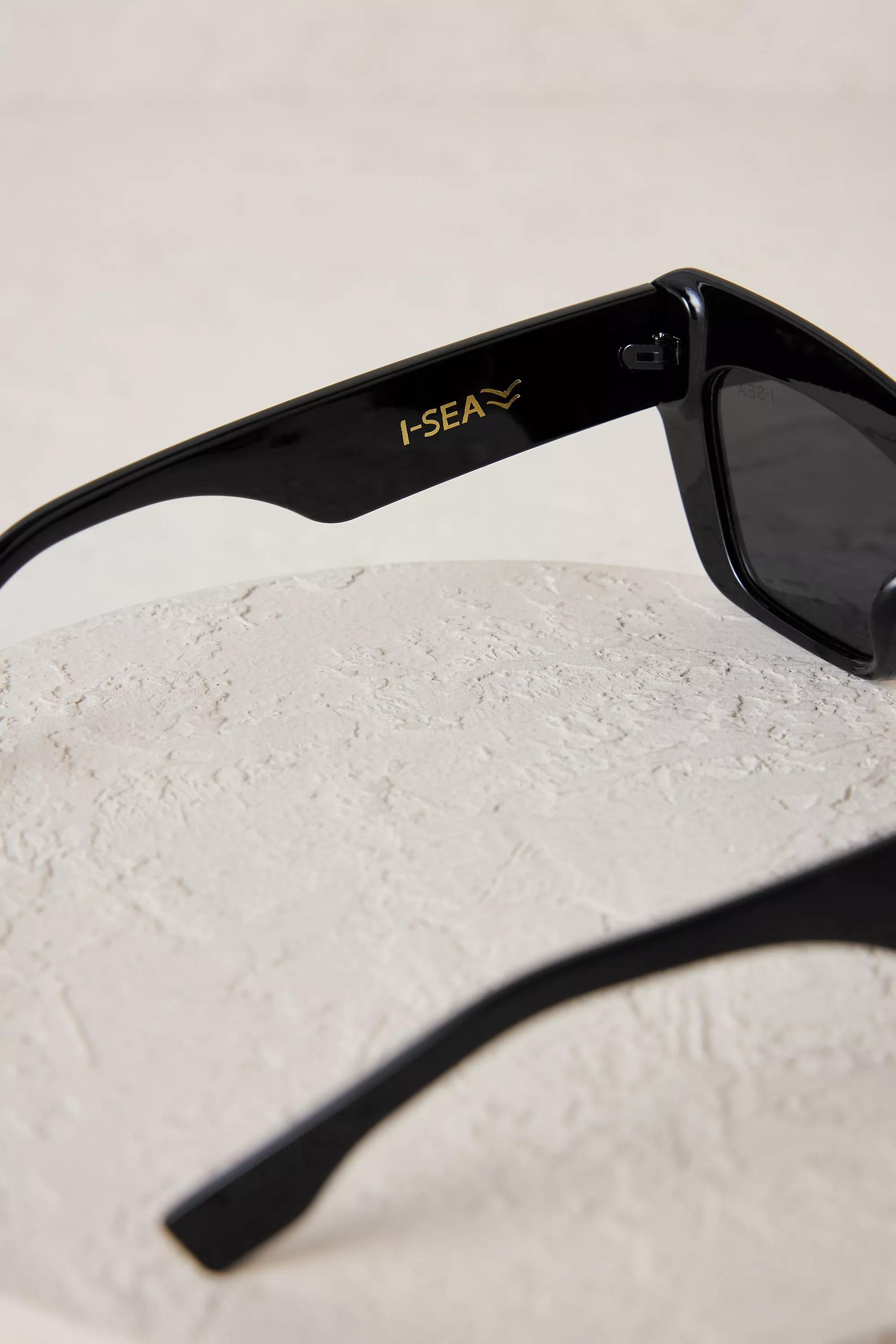 I-Sea Bella Square Cat Eye Sunglasses, Black, , large image number 4