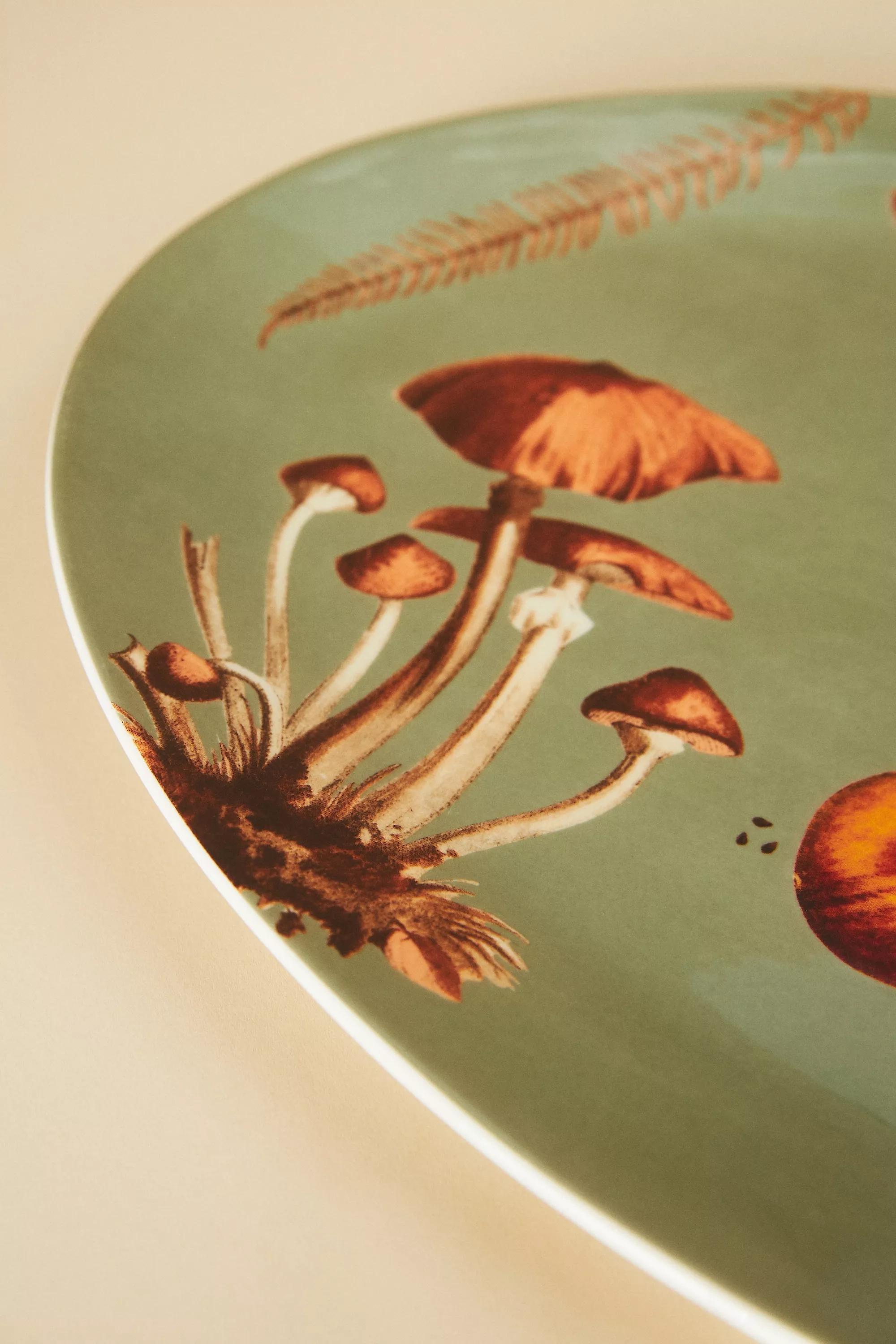 Nature Study Serving Platter, Green, A501_0006, large image number 4