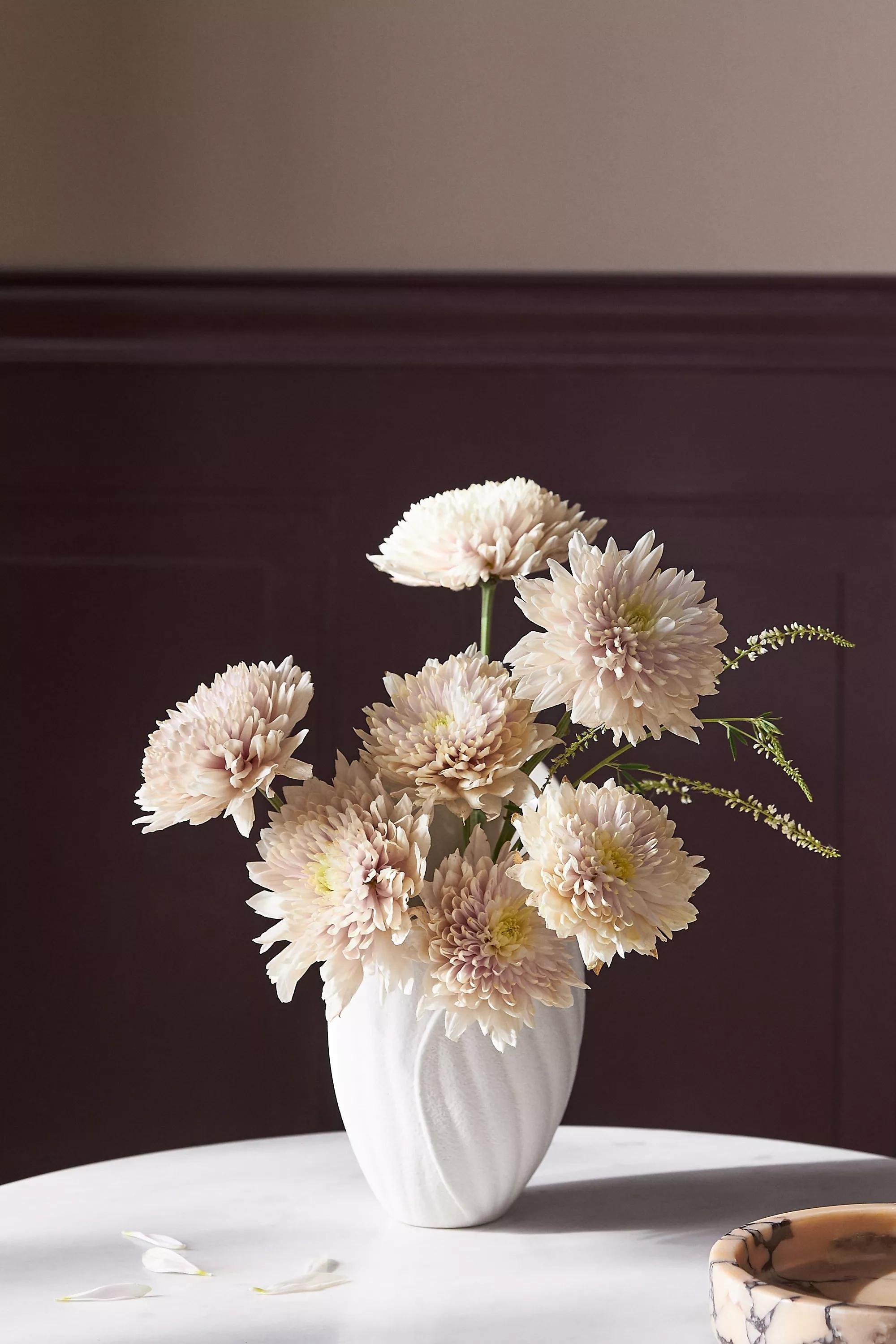 ALL WHITE Erin Fetherston for Anthropologie Dulcette Ceramic Vase, , large image number 2