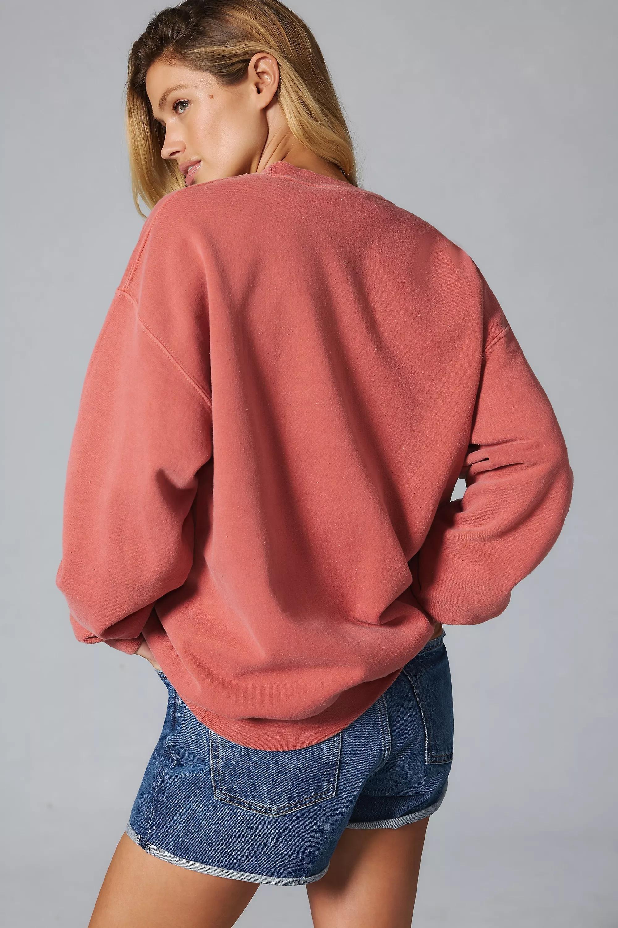 Oversized City Sweatshirt, Red, , large image number 1