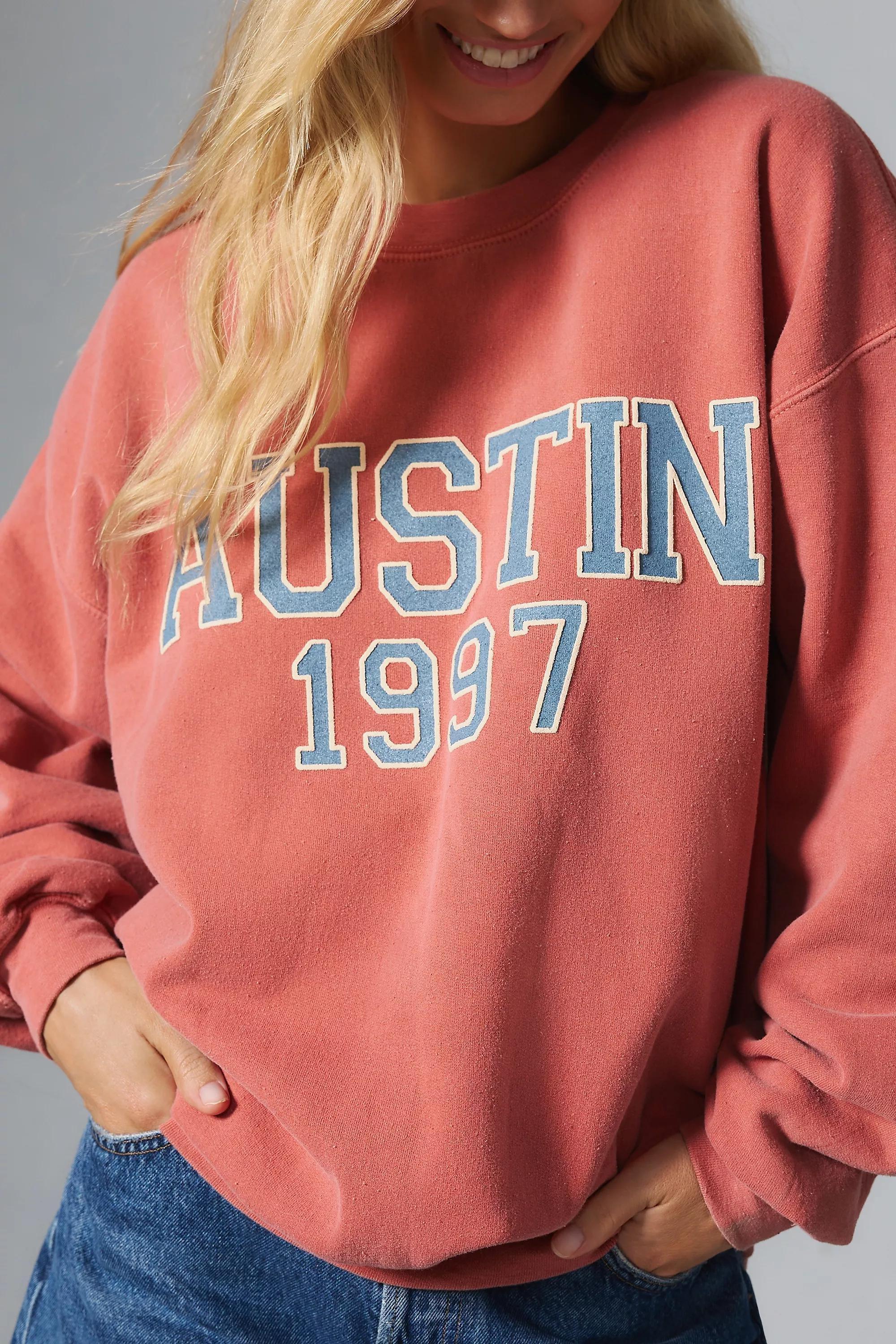 Oversized City Sweatshirt, Red, , large image number 3