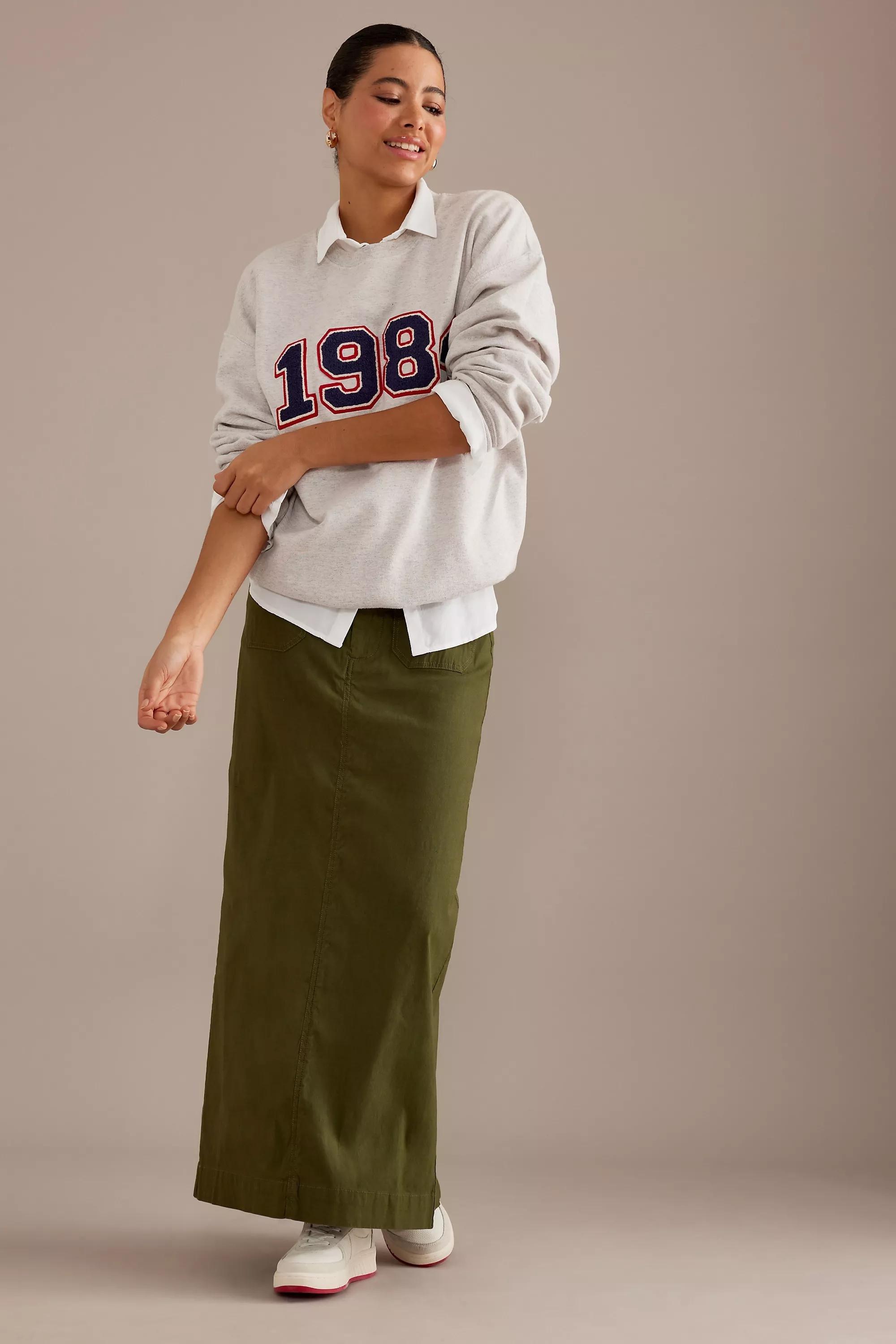 Maeve The Colette Maxi Skirt, Green, , large image number 0
