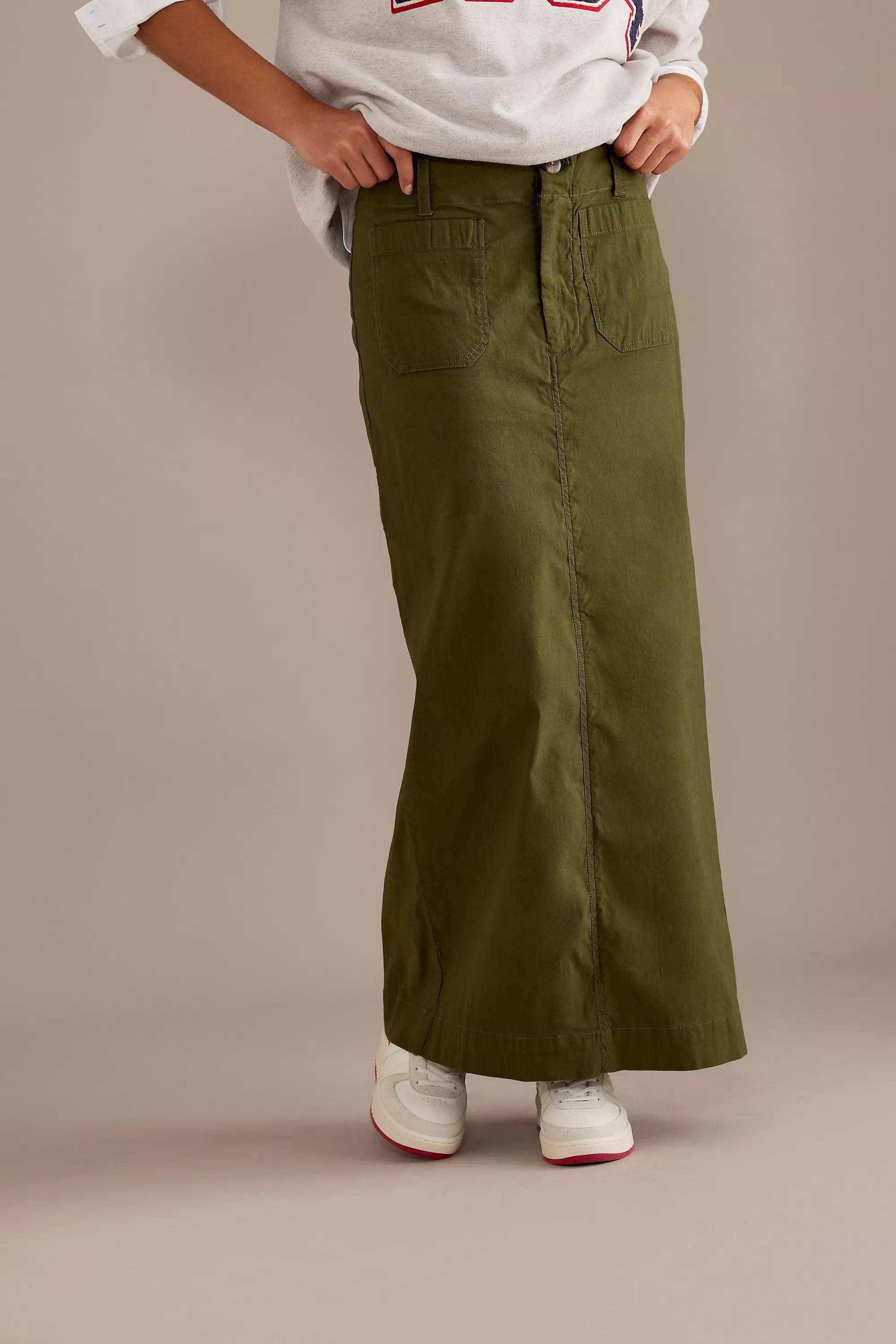 Maeve The Colette Maxi Skirt, Green, , large image number 1