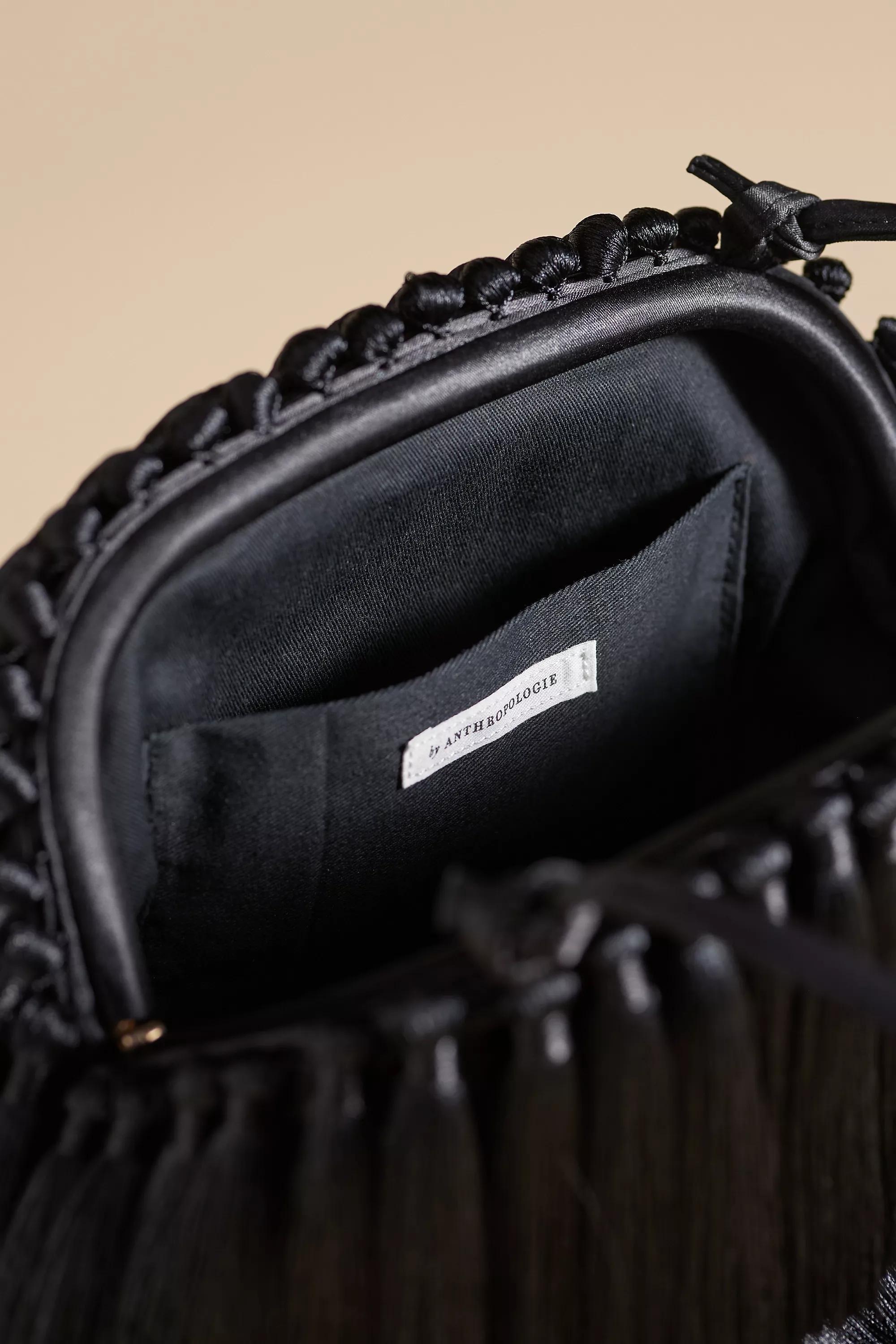Fringed Clutch, Black, A501_0001, large image number 3