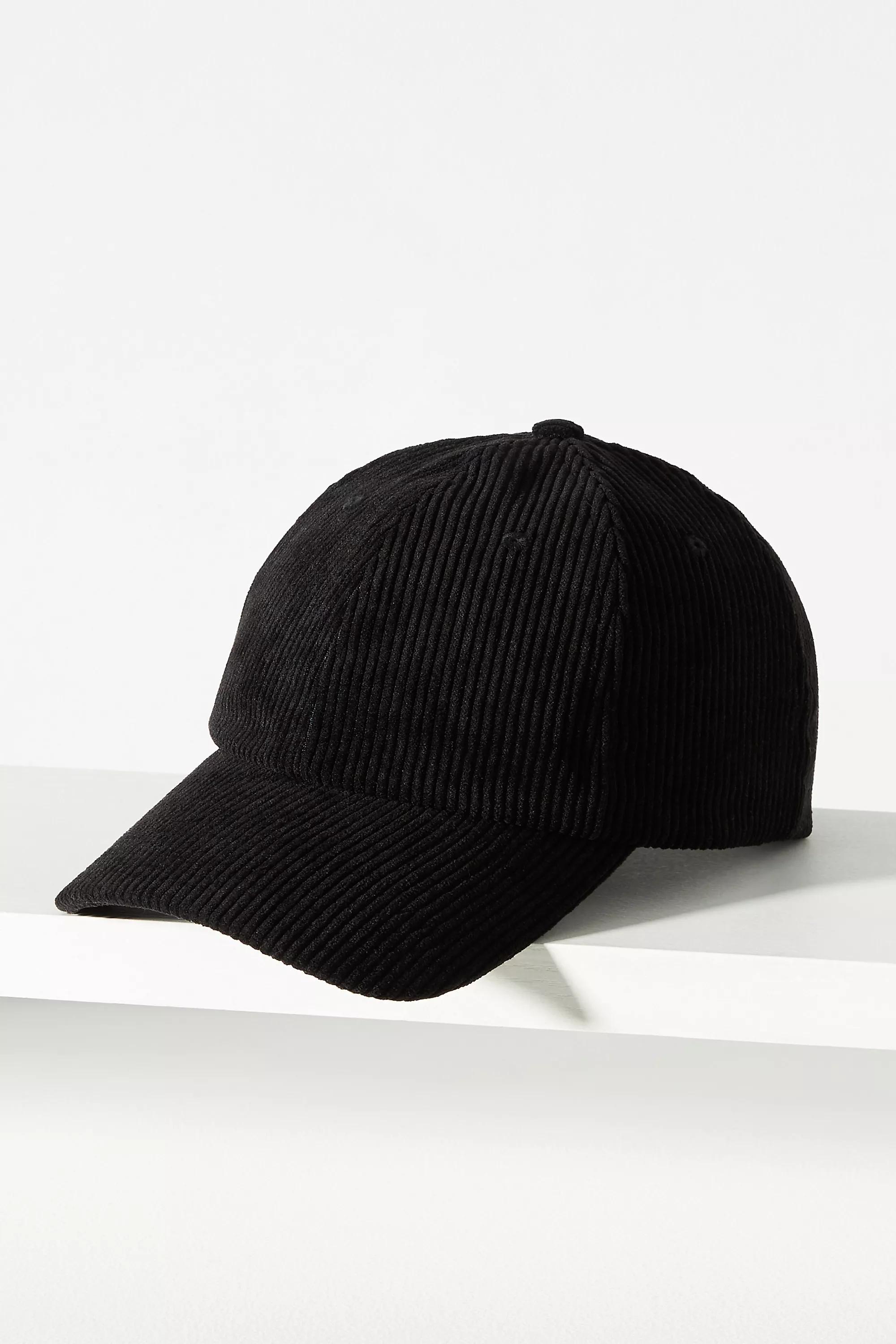 Corduroy Baseball Cap, Black, A501_0001, large image number 1