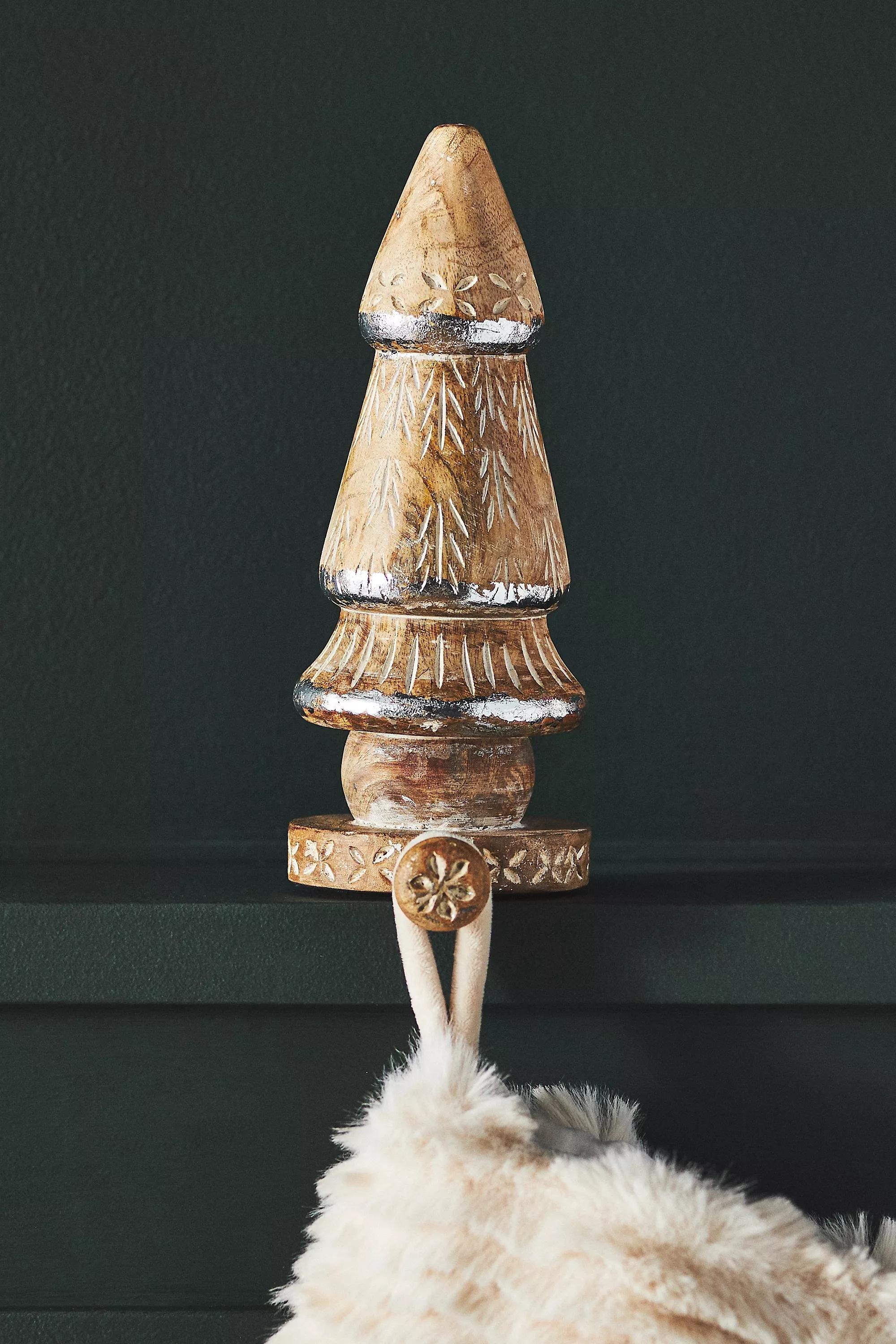 OY Palla Wooden Christmas Stocking Holder, , large image number 0