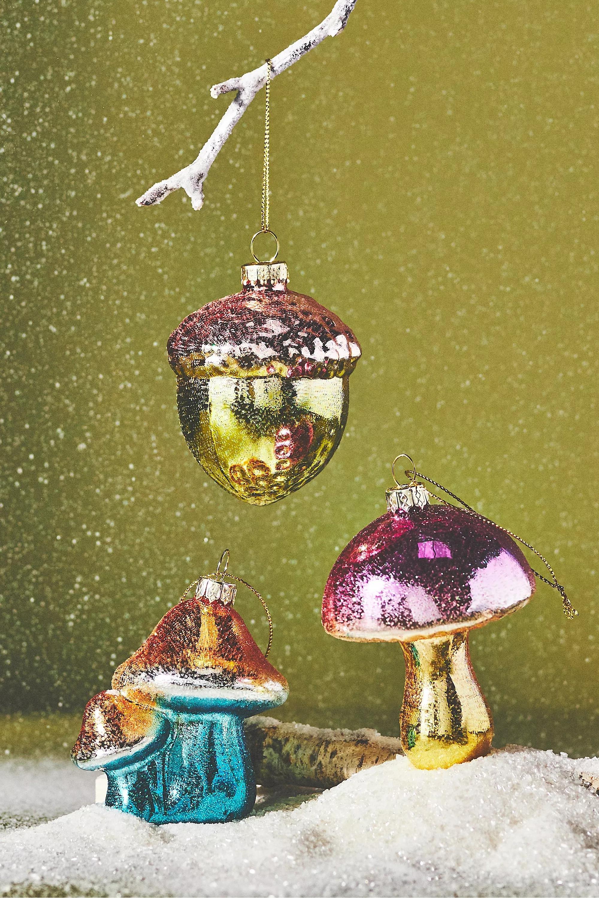 Forest Gathering Ornament, Gold, A501_0070, large image number 1