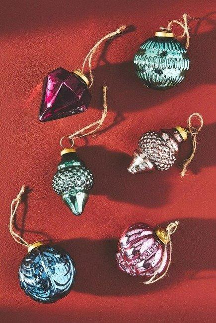 Bright & Shiny Ornaments, Set Of 6, Multicolour, A501_0000, large image number 0