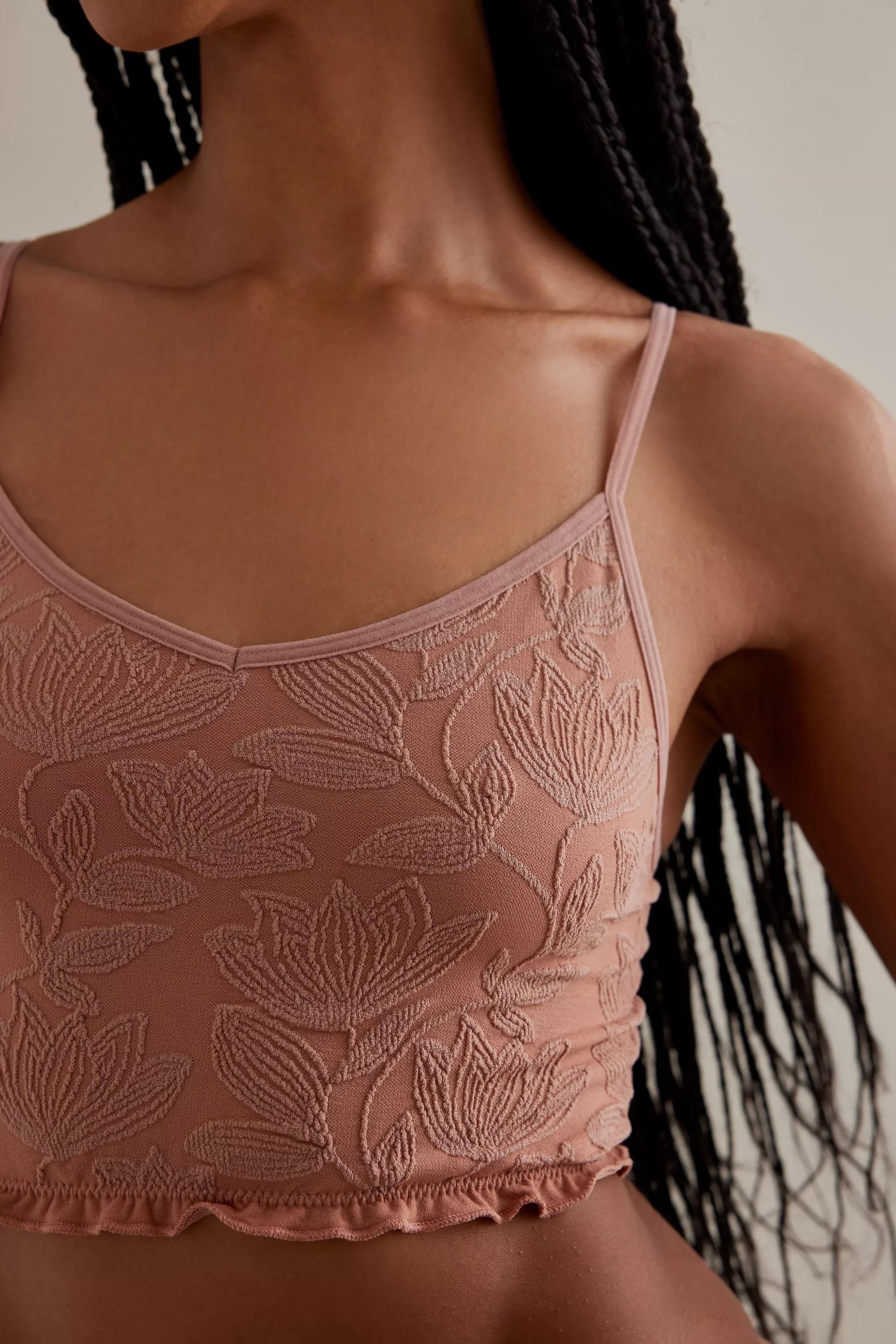 Anthropologie Floral Seamless Lingerie, Brown, , large image number 2
