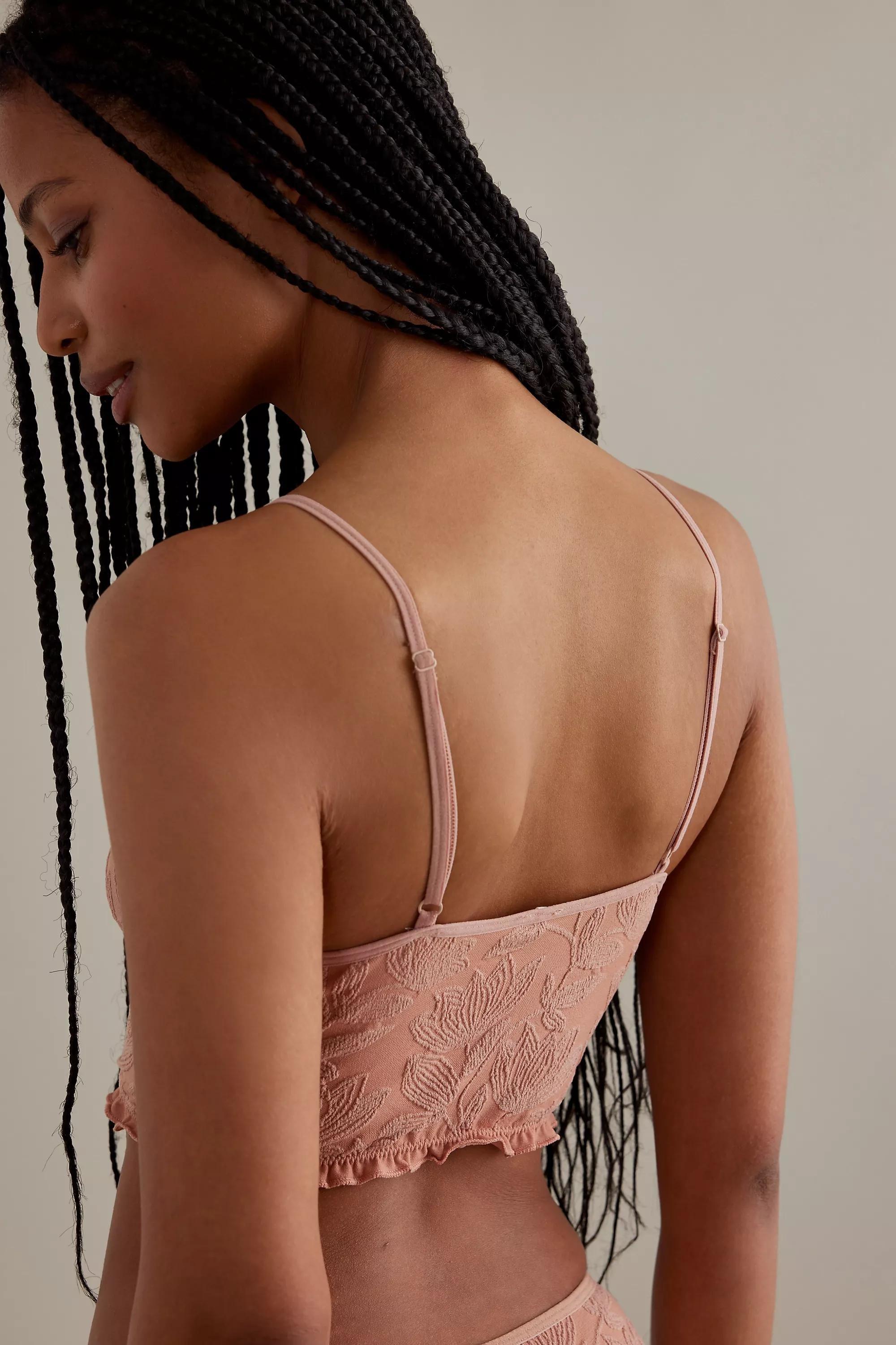 Anthropologie Floral Seamless Lingerie, Brown, , large image number 3