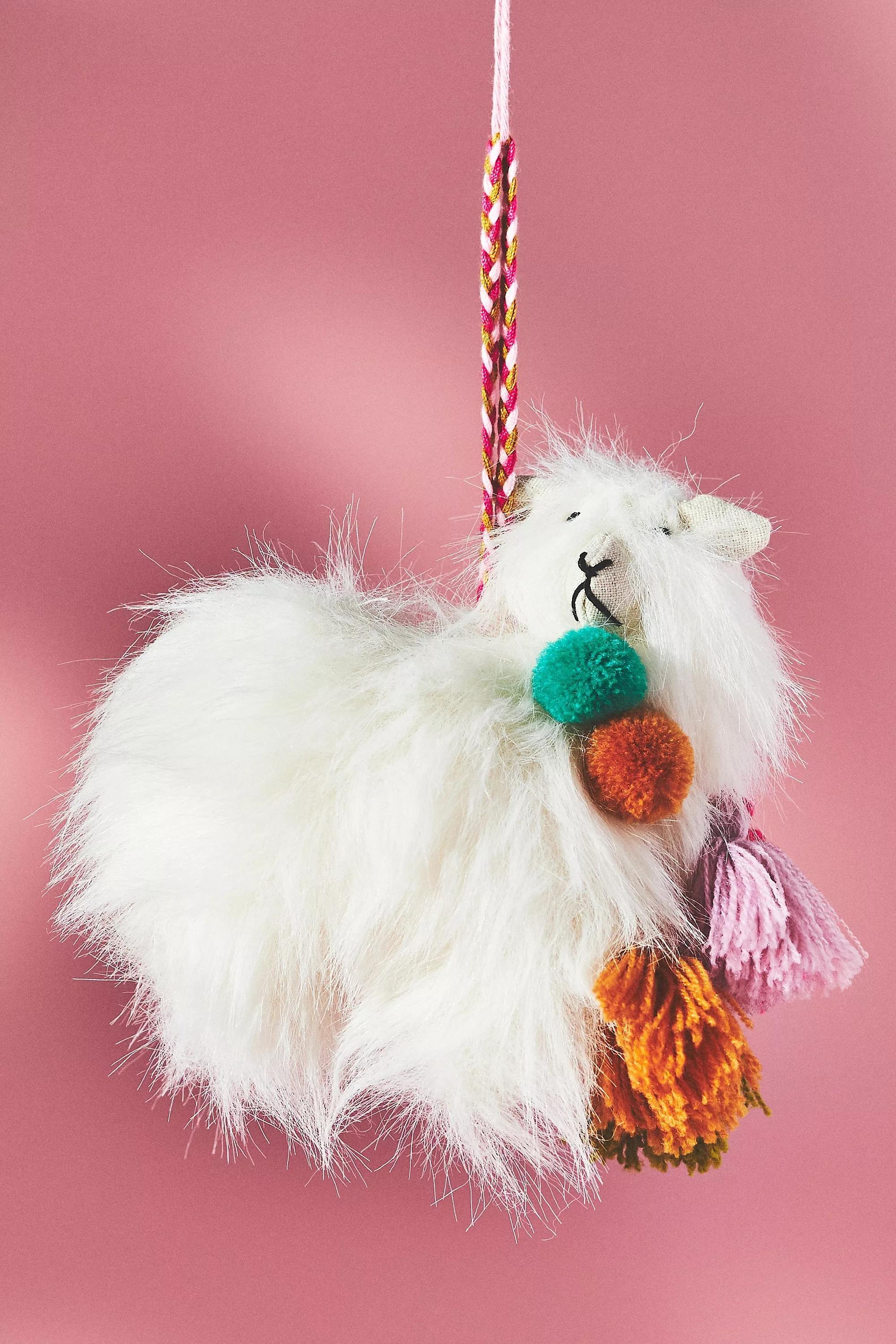 Winter Fable Ornament, White, A501_0010, medium