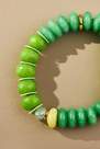 Anthropologie - Mixed Stone Stretch Bracelet, Green